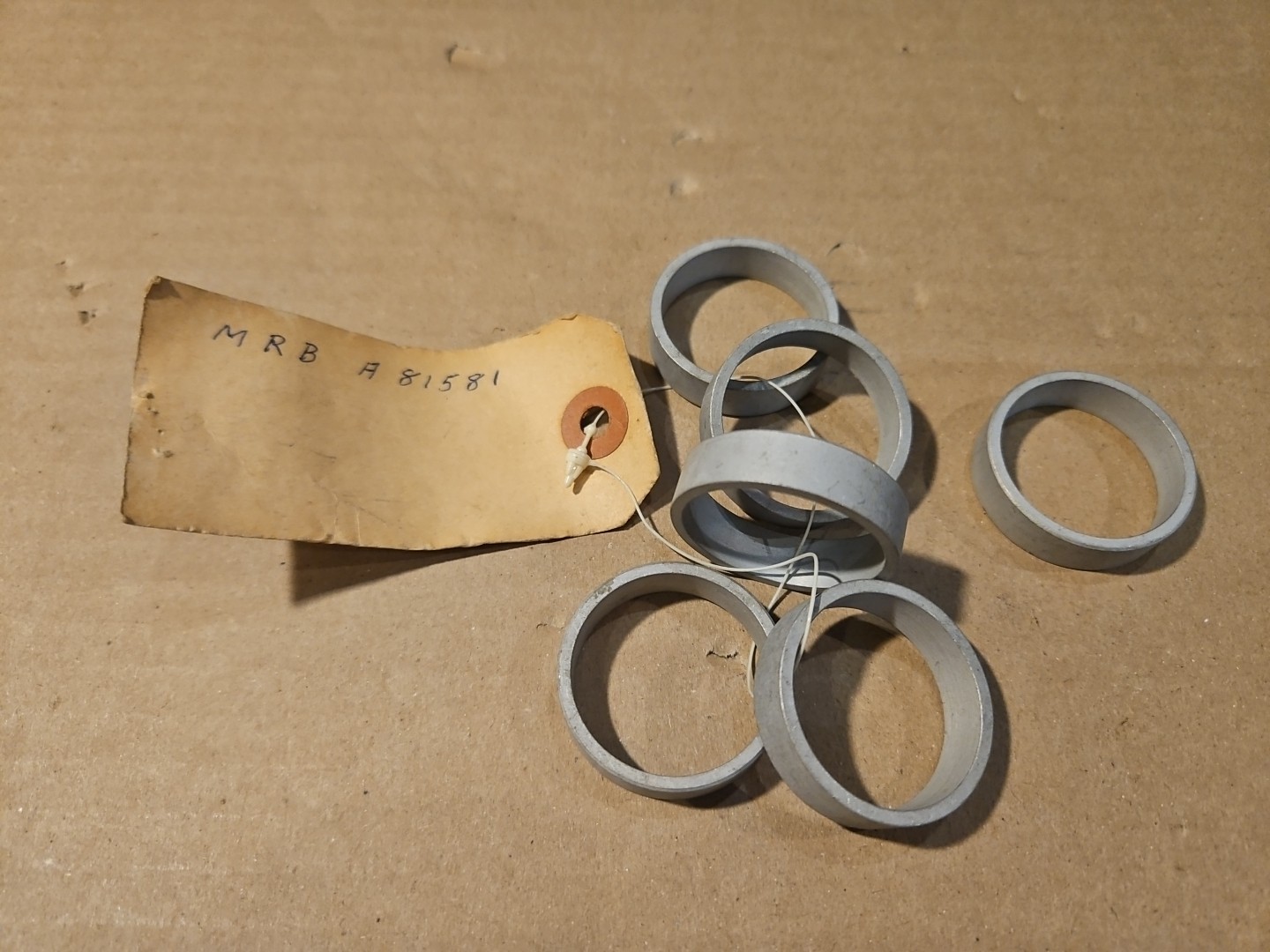 Lot Of Six Beechcraft MRB A81581 Bushings
