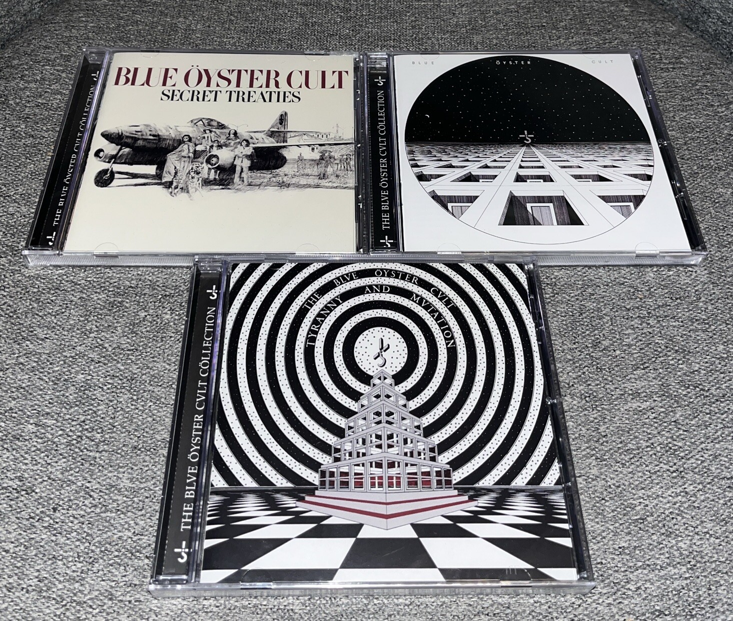 Blue Oyster Cult 3 CD Lot Secret Treaties, Blue Oyster Cult, Tyranny And Mutat