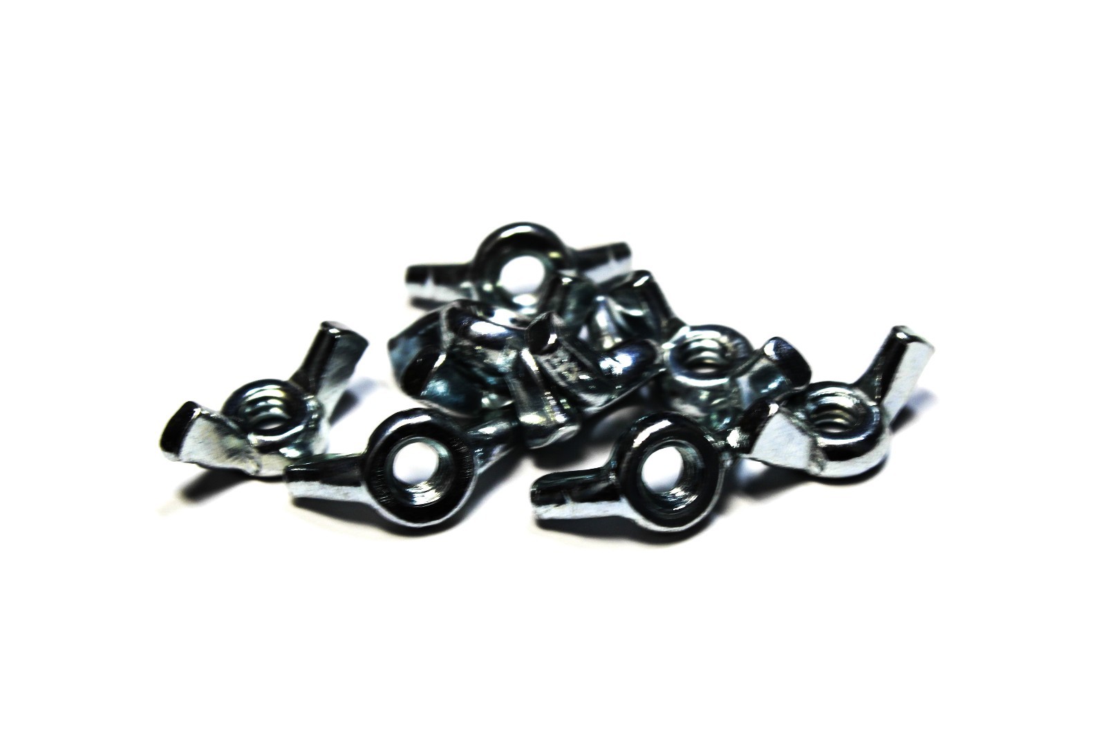 (50) #10-24 WING NUTS -COARSE THREAD- ZINC