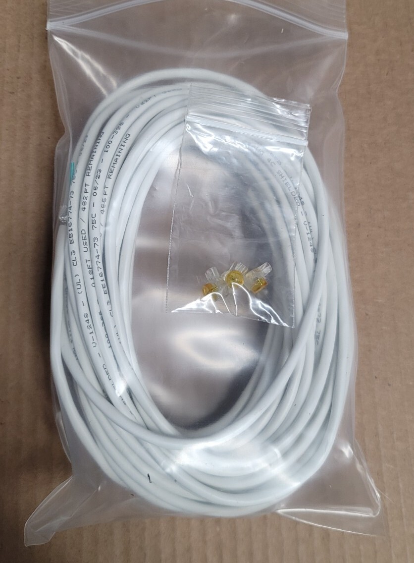 AMR/AMI/Touch Read Meter Reading Cable, Copper 3-Wire,Terminal end, 10' Coil,