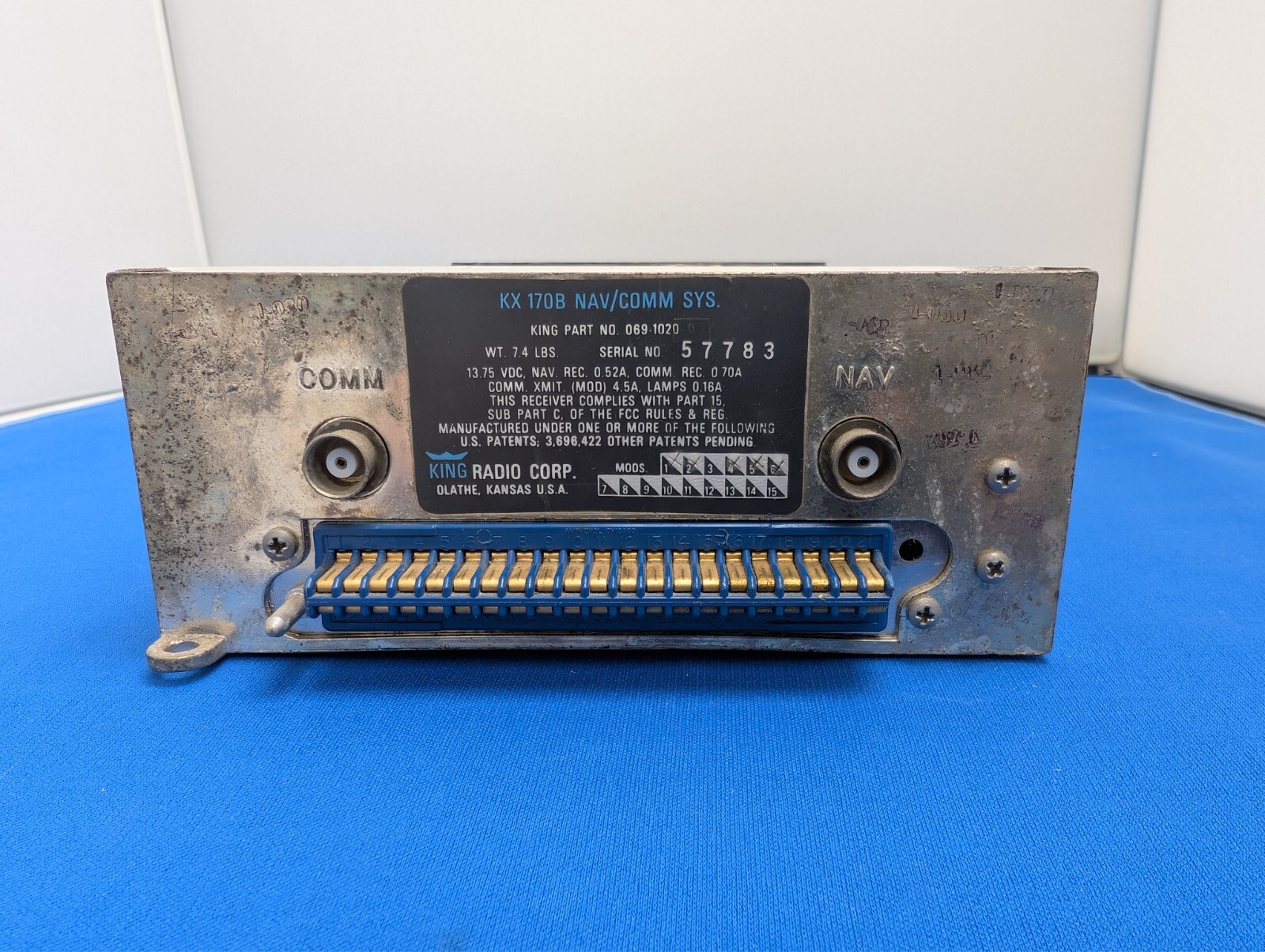 069-1020-00 King KX170B Nav/Comm