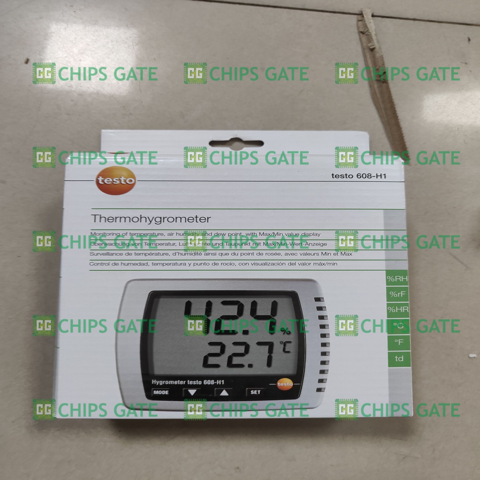 1PCS Testo 608-H1 Digital Thermohygromet