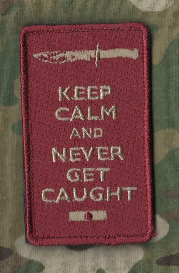 JSOC SEAL SPECIAL WARFARE OPERATOR ODA burdock PATCH: Keep Calm 'n Kill ZOMBIES