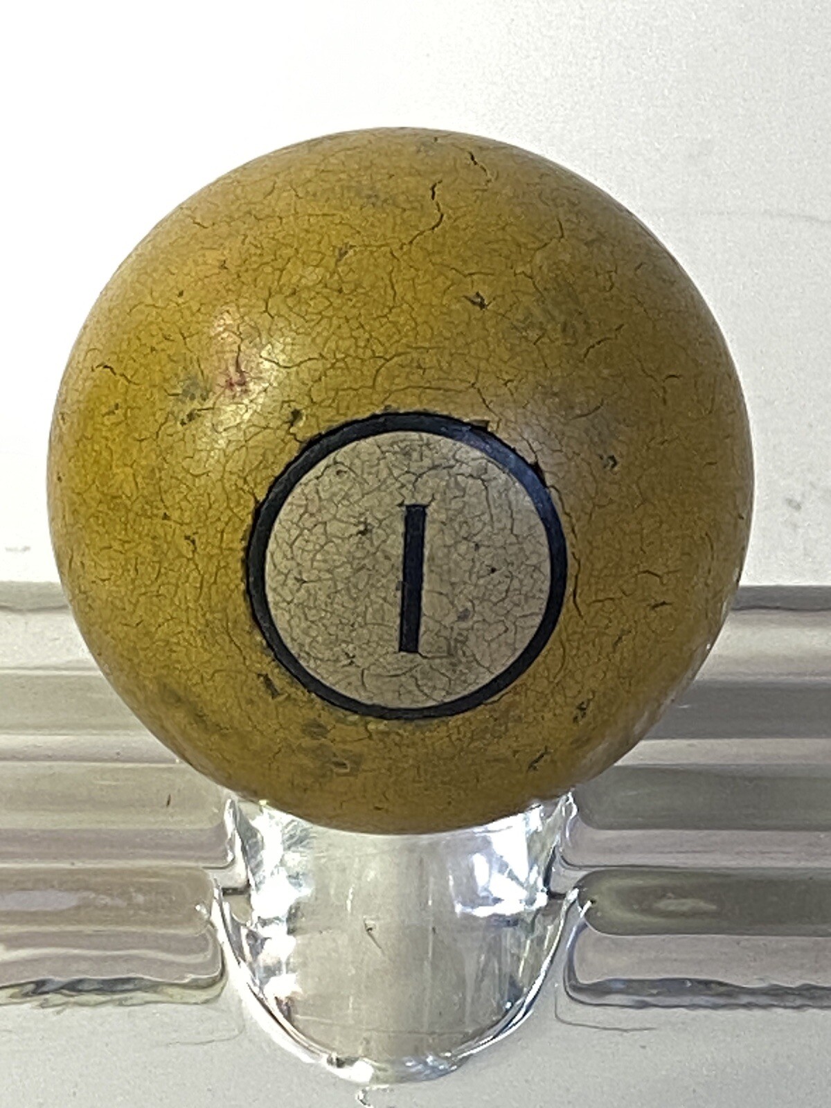 Antique Clay Billiard Ball #1 2 1/4”