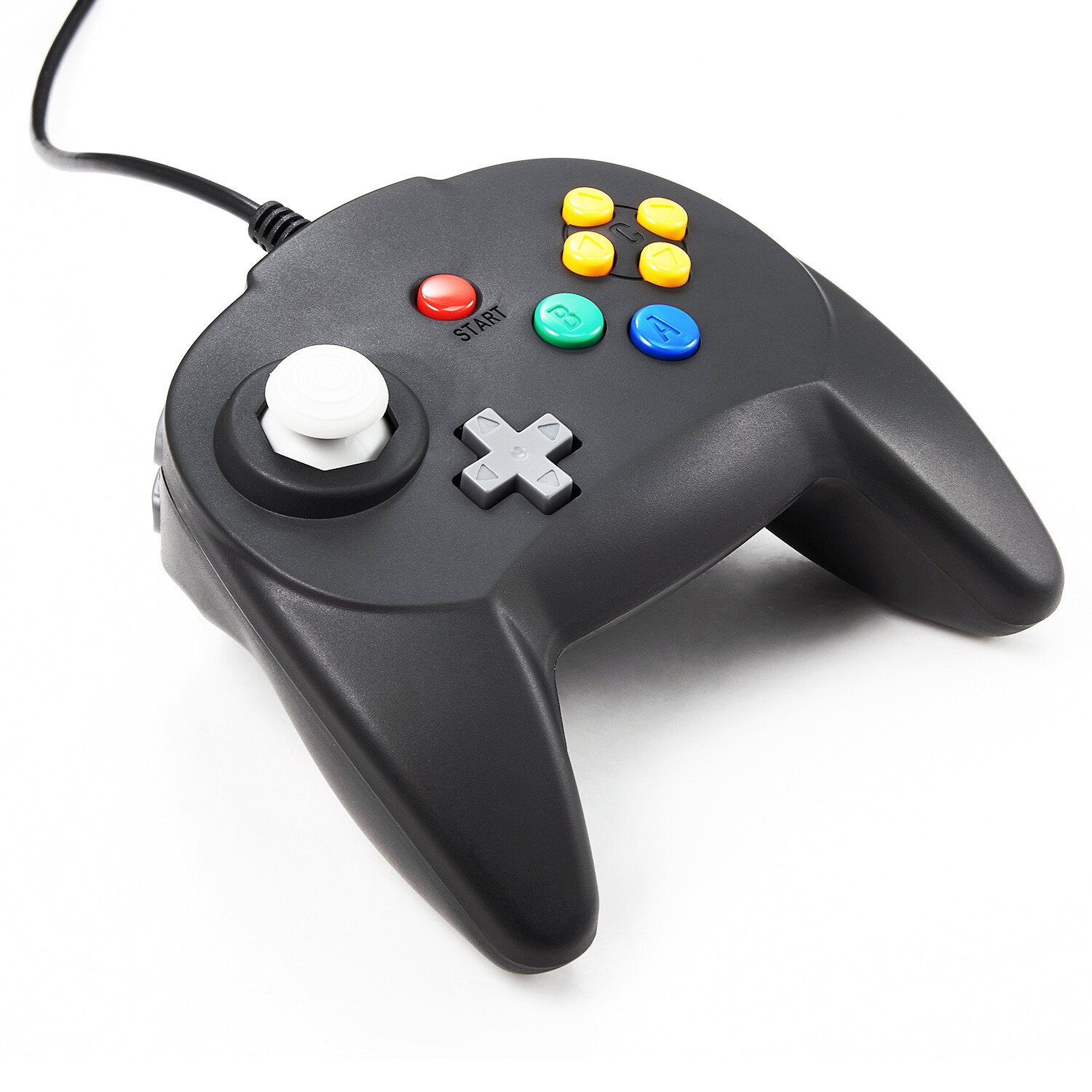 Wired N64 Gaming Controller Classic Retro Bit Gamepad For Ultra 64 Game Console