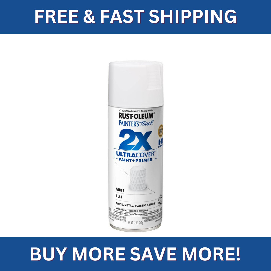 12 Oz. Resistant Flat White General Purpose 360° Spray Paint Interior/exterior