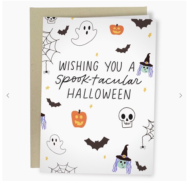 sleazy greetings Halloween Spooktacular Card Novelty Decor