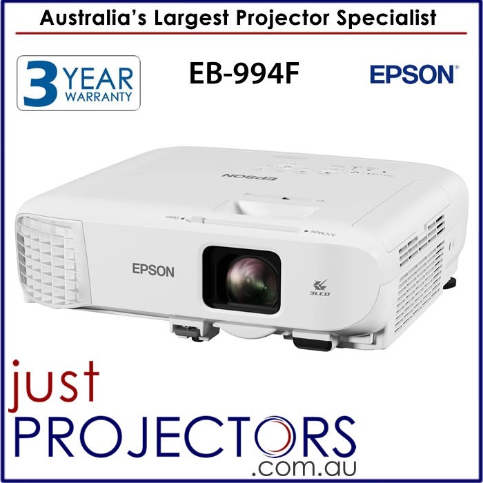 Epson EB-994F Full HD LCD 4100 lumen Projector from Just Projectors 3 Year Wrnty