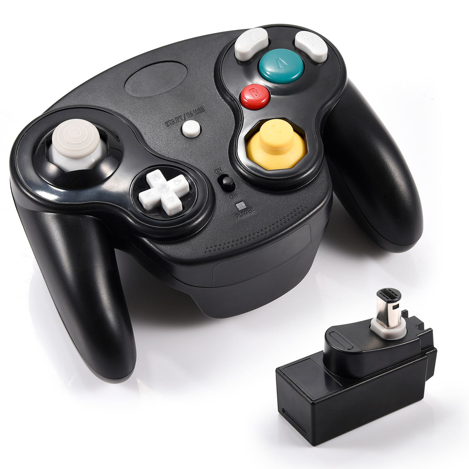 For Gamecube Classic GC NGC,Wireless Game Controller W/ Adapter /Wired Gamepad