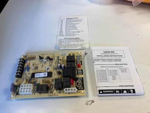 White Rodgers Furnace Circuit Board Fits York Coleman Luxaire 50A56-956 6.20SK