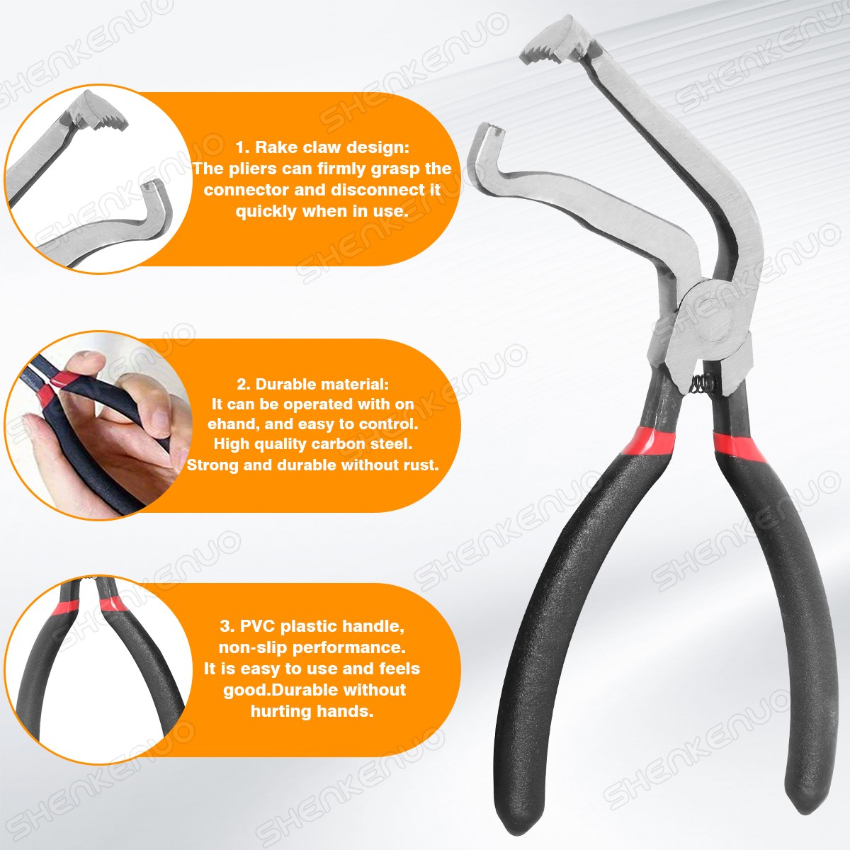 2pc Electrical Disconnect Pliers 60 Degree Electrical Connector Separator Wiring
