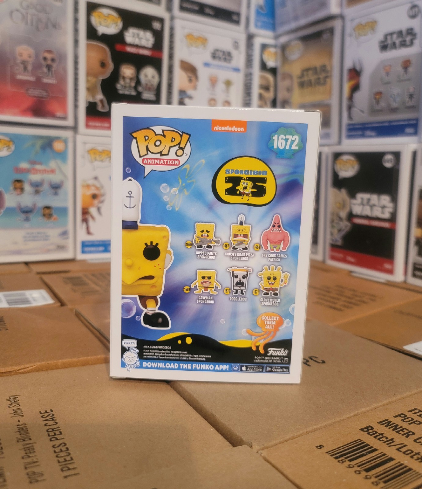 Funko POP! SpongeBob Squarepants - Mocking SpongeBob #1672 HOT TOPIC EXCLUSIVE