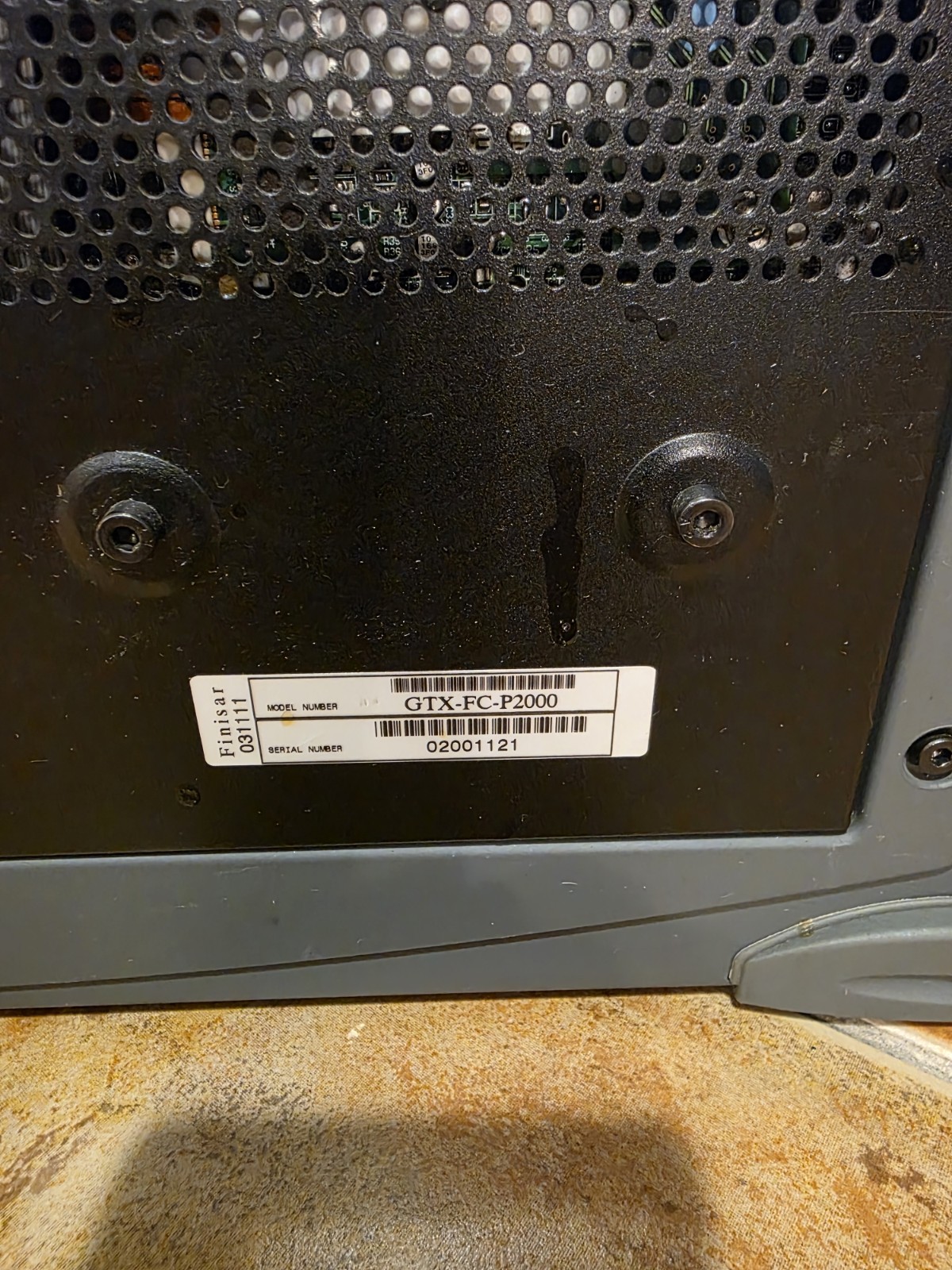Dolch/Finisar FXPAC-PIII-1000 Computer System GTX-GE-P2000