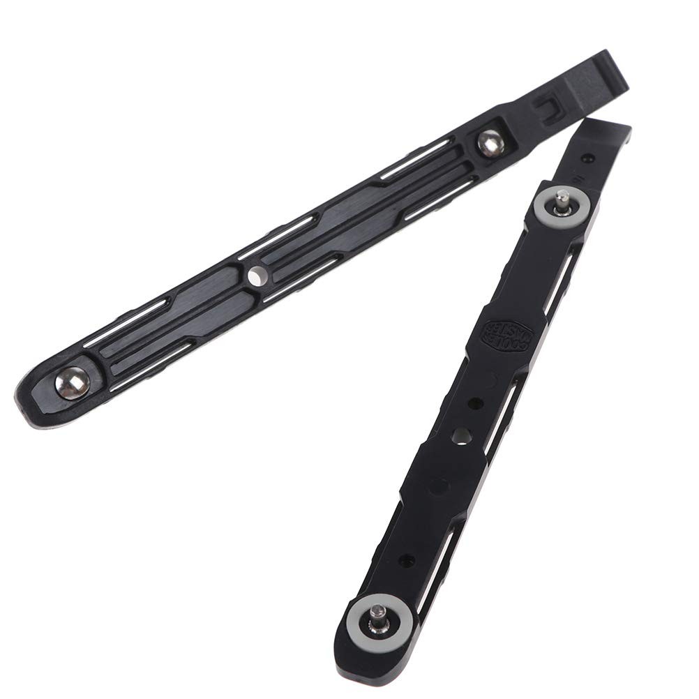 Eshylala 4 Pack Black Chassis Hard Drive Mounting Plastic Rails Durable...