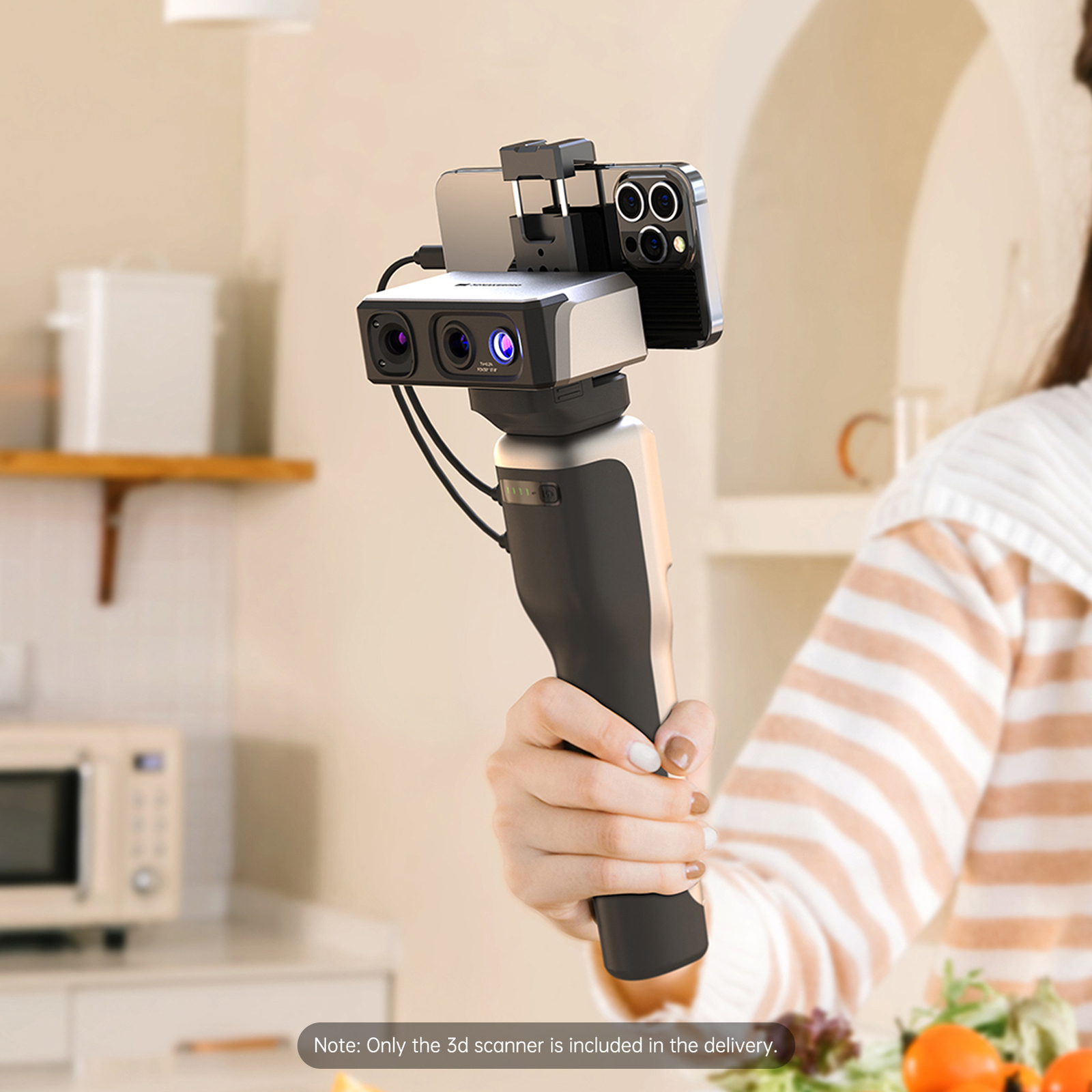 3DMakerpro Seal Lite 3D Scanner Compatible with Windows/MacOS/iOS/Android J9P7