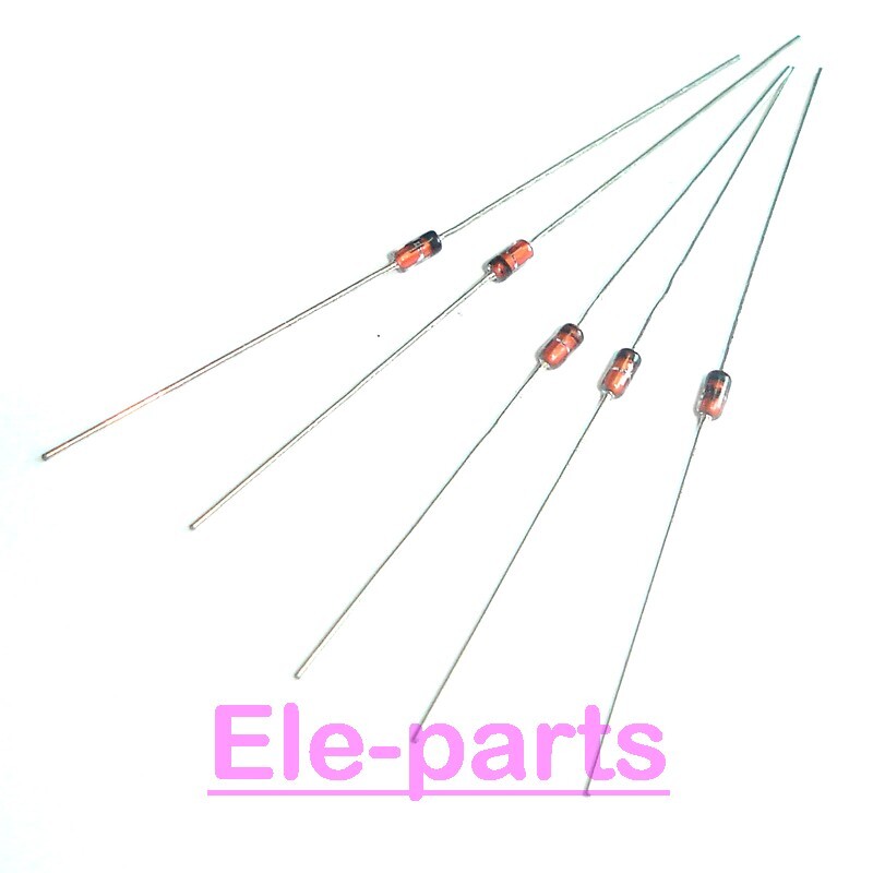 100 PCS 1/2W 8.2V DO-35 DIP 0.5W 8V2 500mW BZX55C8V2 Zener Diodes Chip
