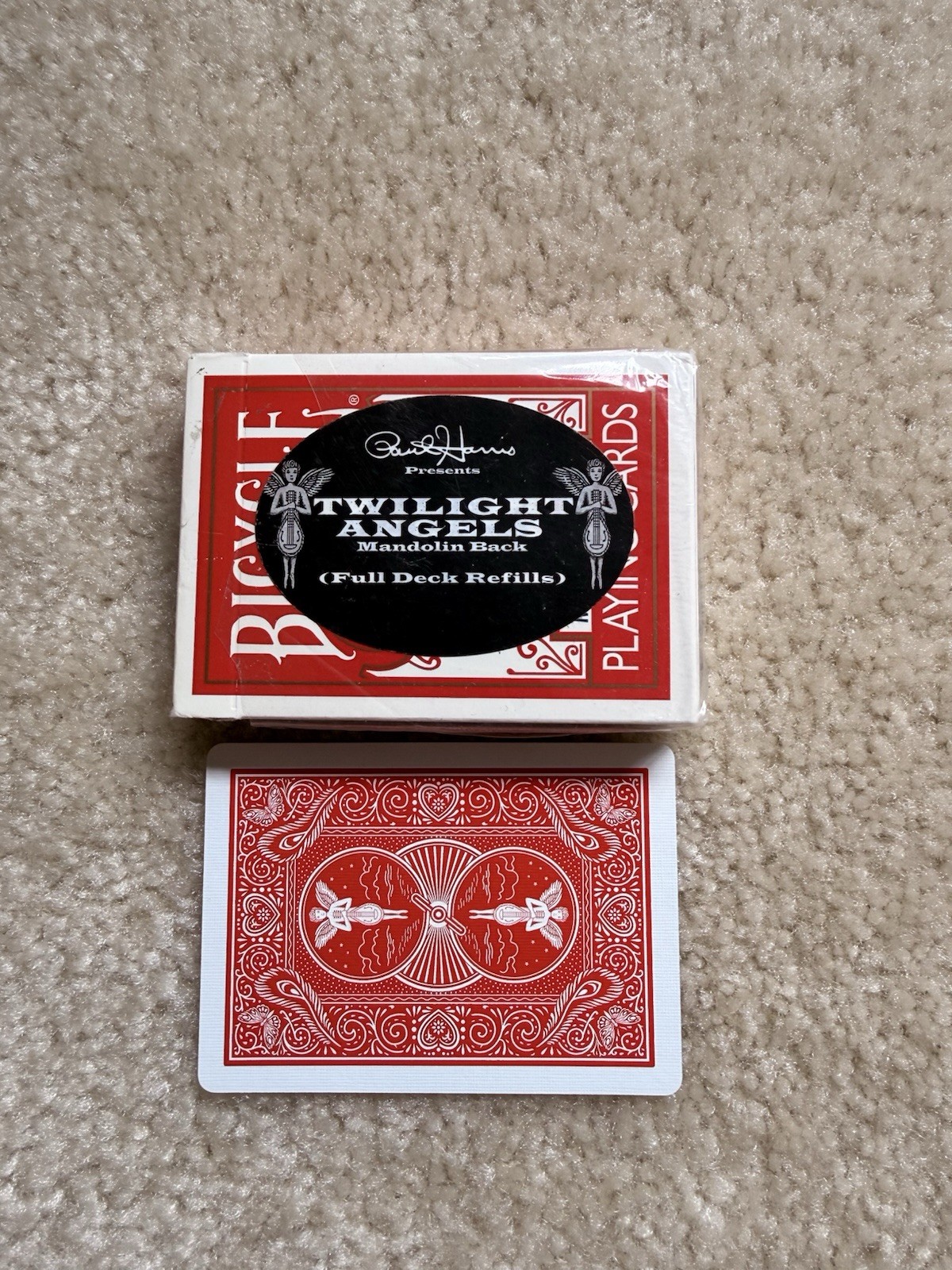 Paul Harris Presents Twilight Angel Refill Deck (Red Mandolin) by Paul Harris