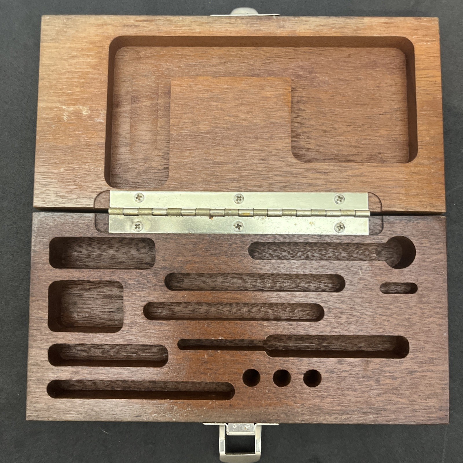 Machinist Tool Brown & Sharp Vintage Wood Case for 6" Square Case Only