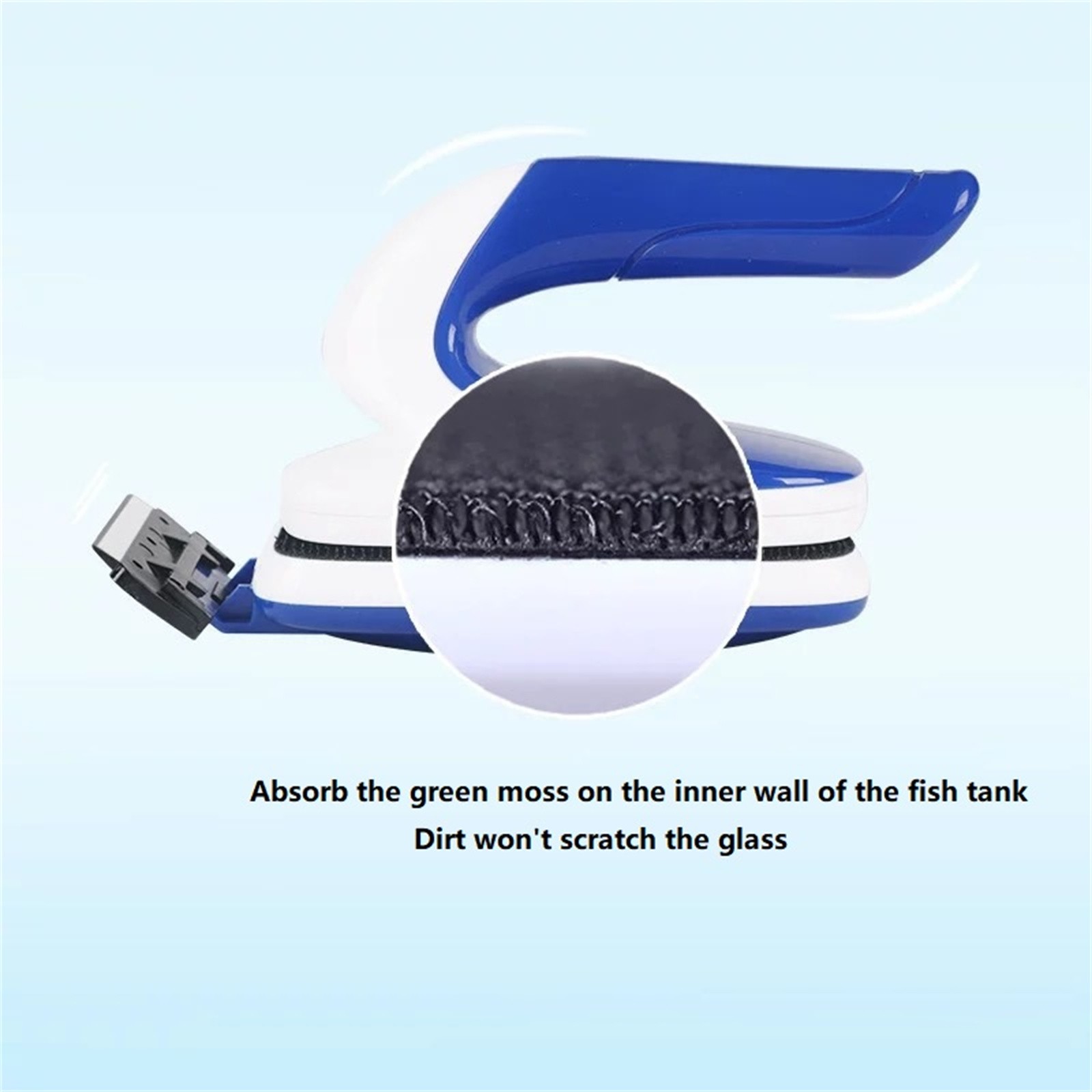 New Algae Scraper Cleaner Cleaning Floating Magnetic Brush For Aquarium