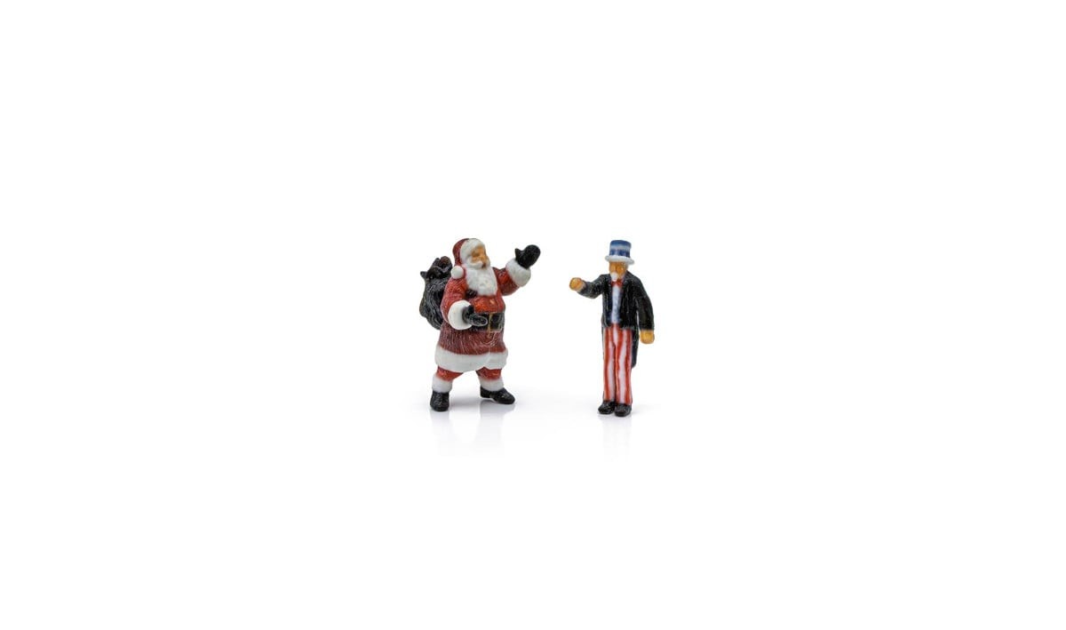 Woodland Scenics A2864 O Holiday Figures (Set of 2)