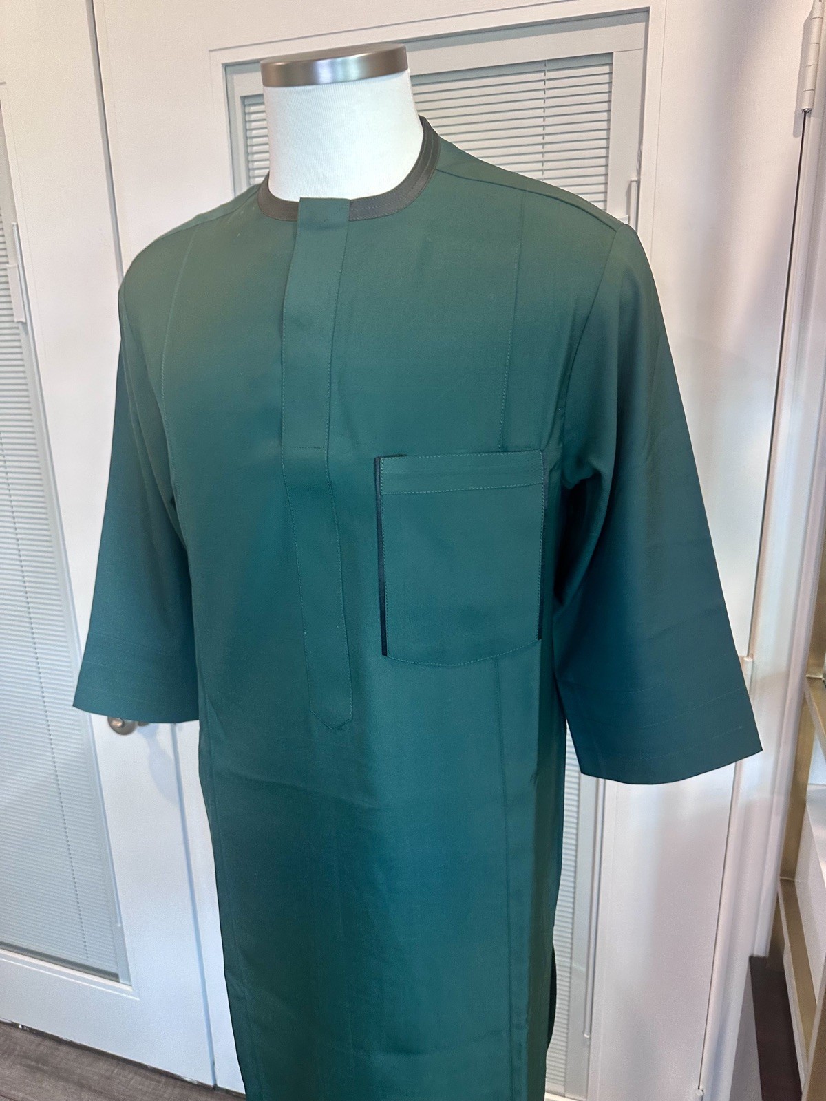2pcs set African/Nigerian inspired Kaftan in Green color size XL