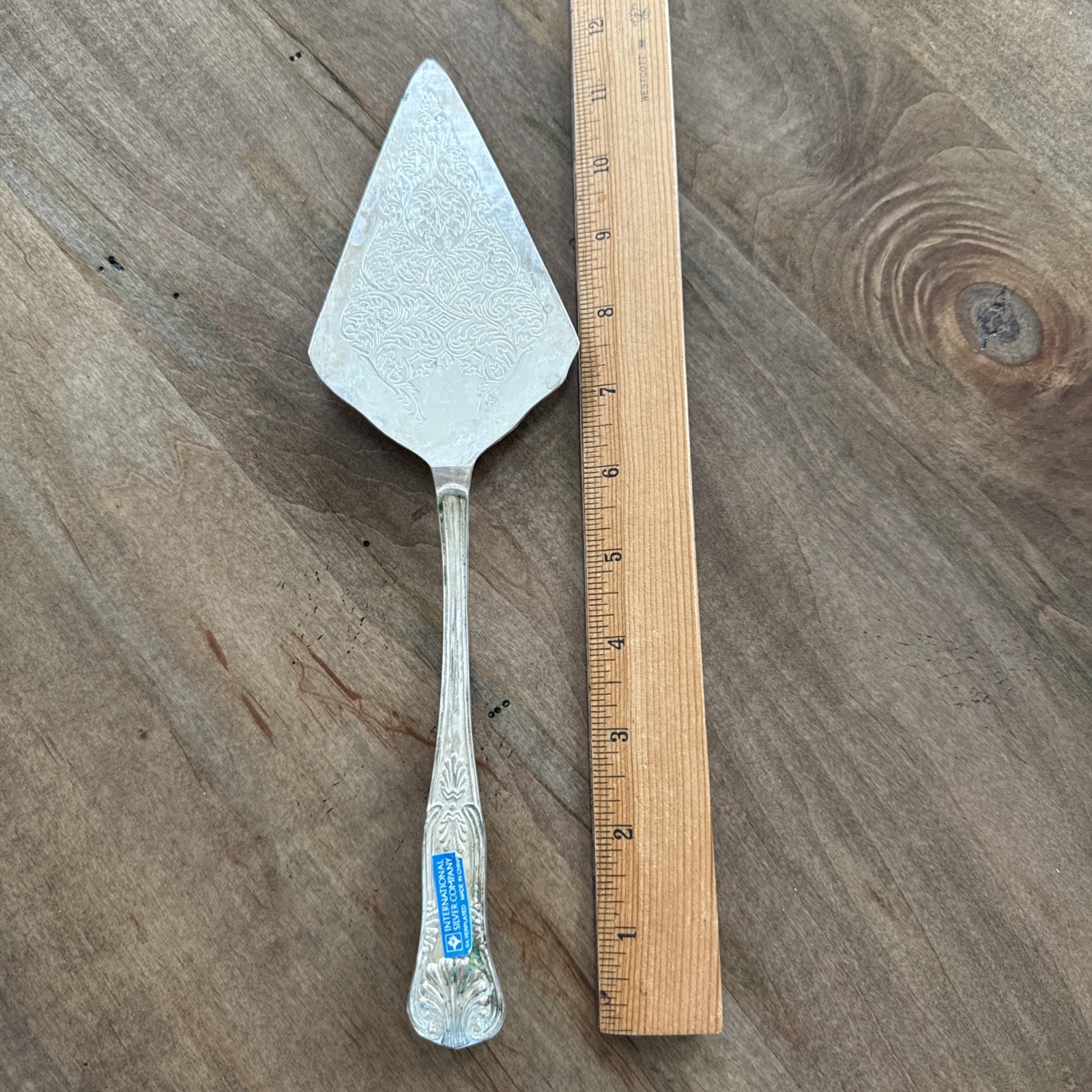 Large Silver Plate Serving Spatulas