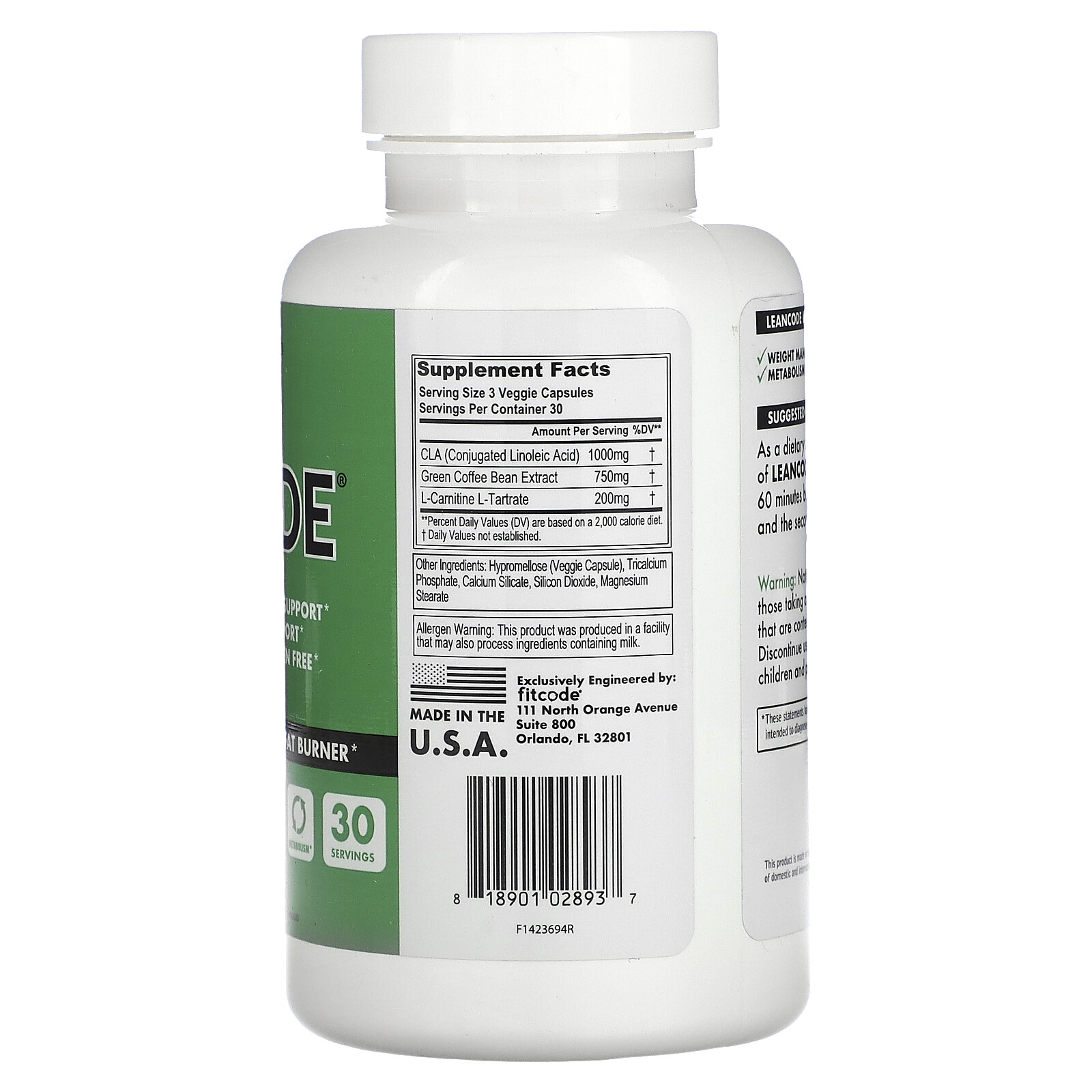 LeanCode , 90 Veggie Capsules