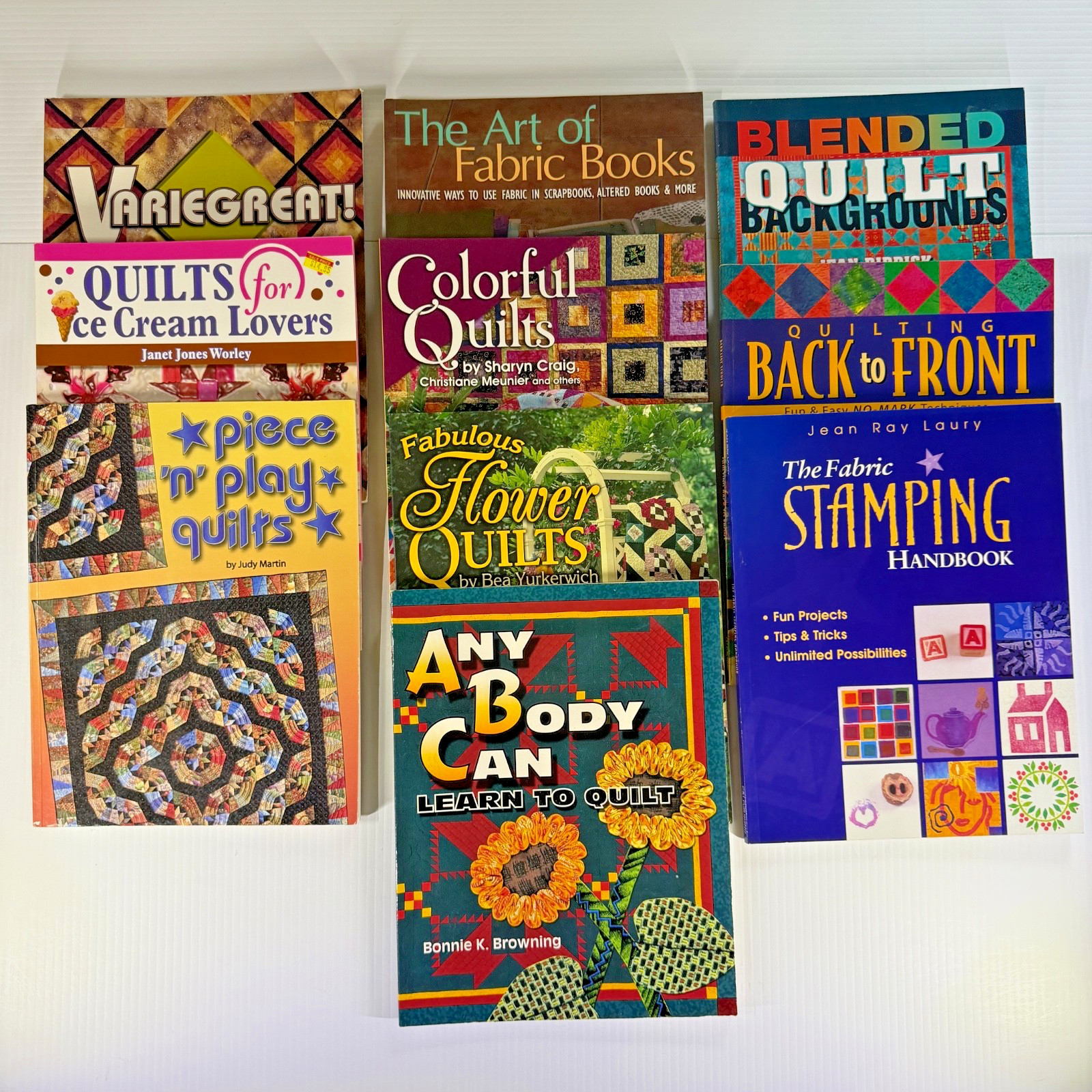 Quilting Quilt Book Magazine Lot Of 10 Ideas Variety Patterns Sewing Appliqué 10