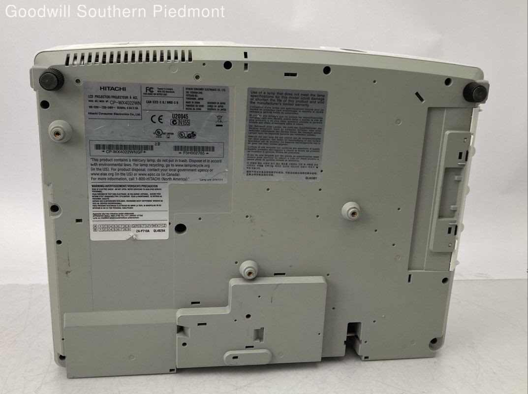 Hitachi CP-WX4022WN 3LCD Projector - Tested