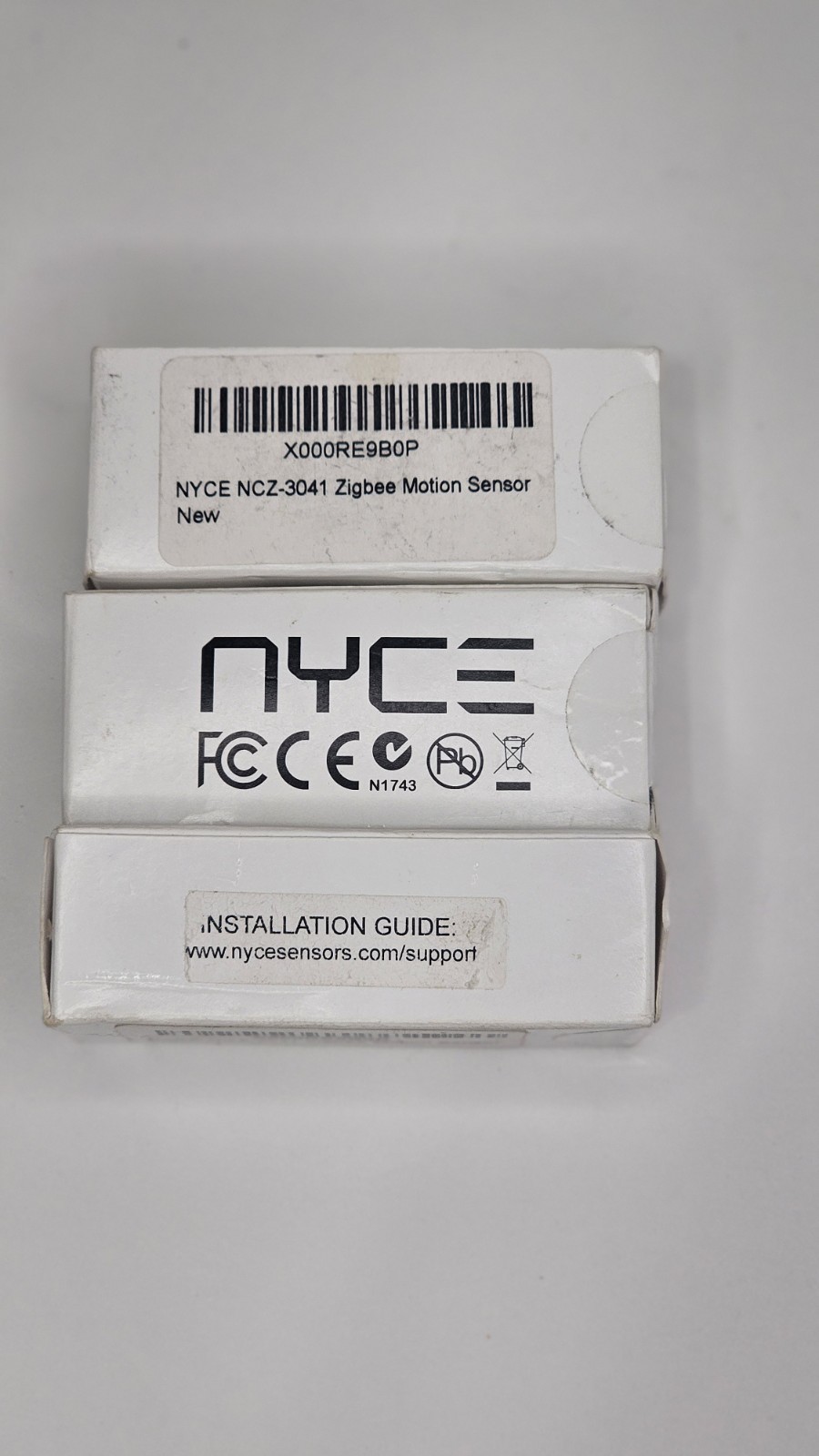 (1) NYCE NCZ-3041-HA ZigBee Wall Mounted Motion Sensor Smart Home open box!!