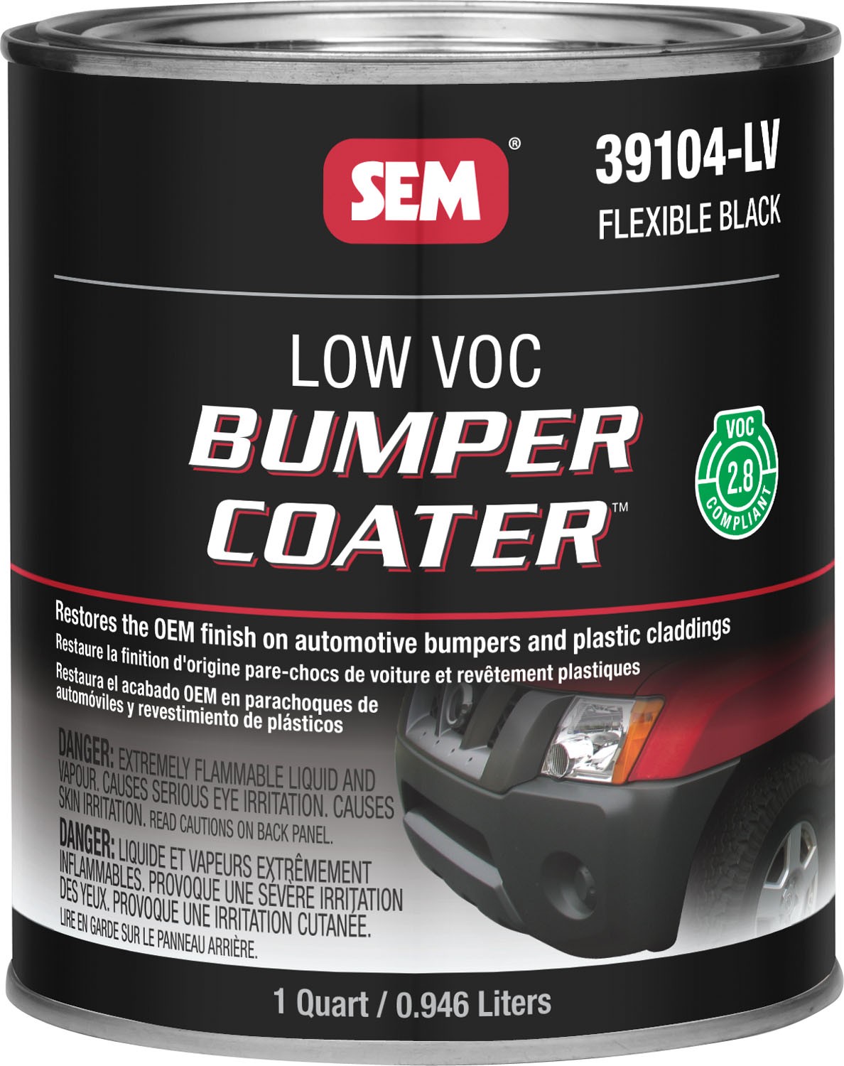 BUMPER COATER- Low VOC Flexible Bumper Coater SEM-39104-LV