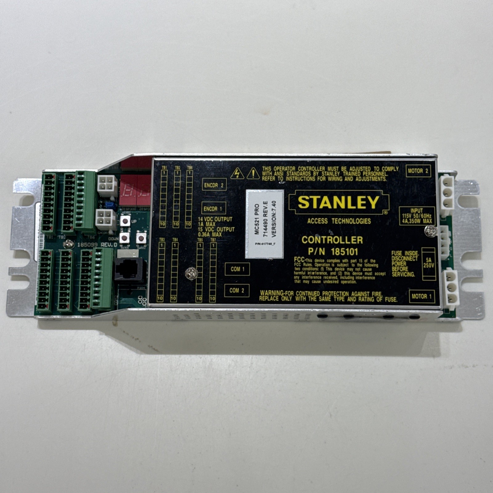 Stanley Controller MC521 PRO Dual Motor 185101 Duraglide Magic Swing Magic Force