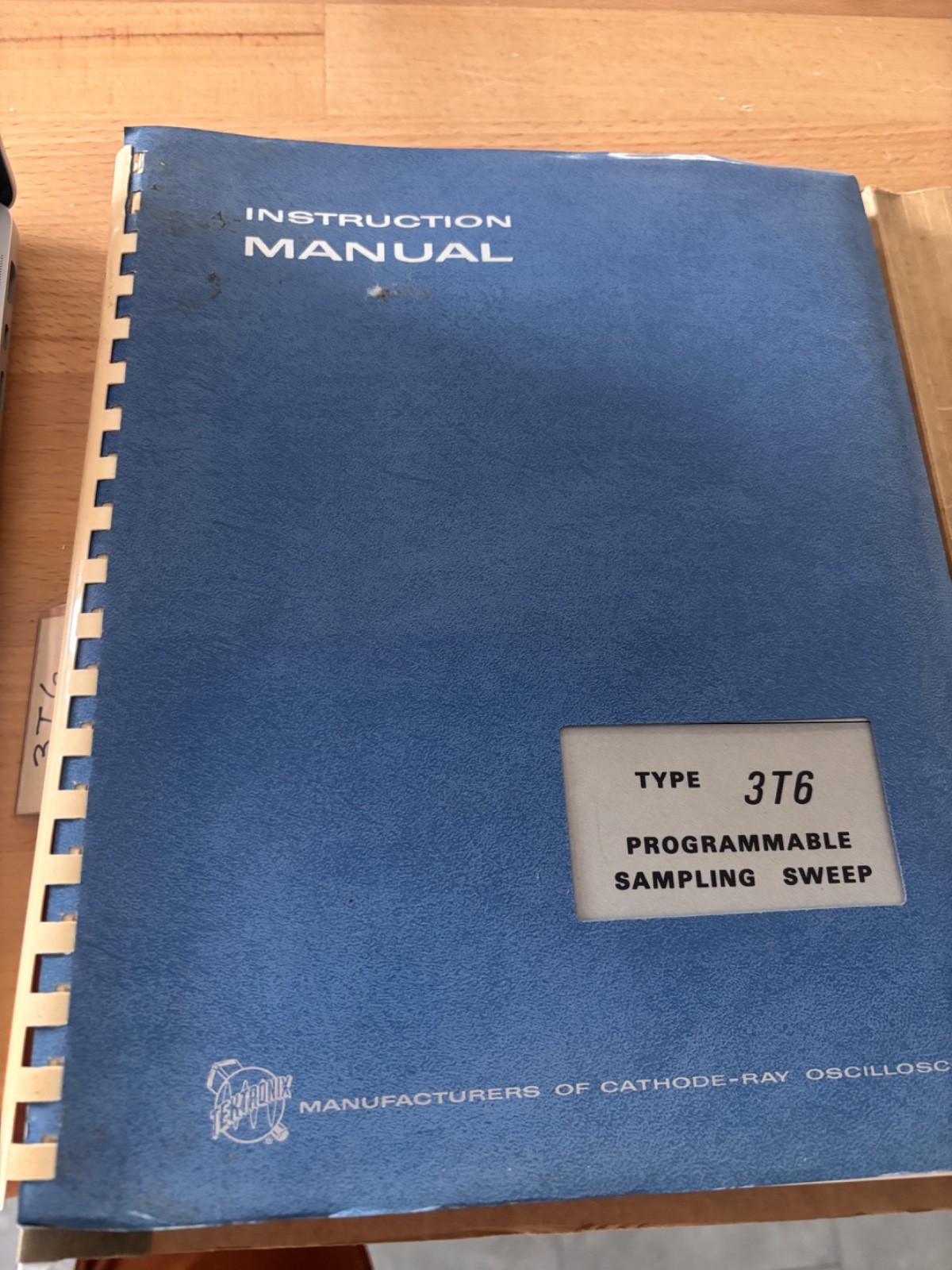 type 3T6 programmable sampling sweep instrucation manual