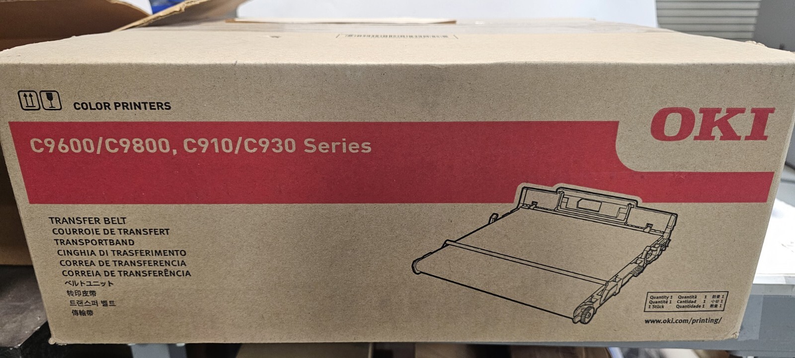 OKI C9600/C9800, C910/C930 Series Transfer Belt #42931602