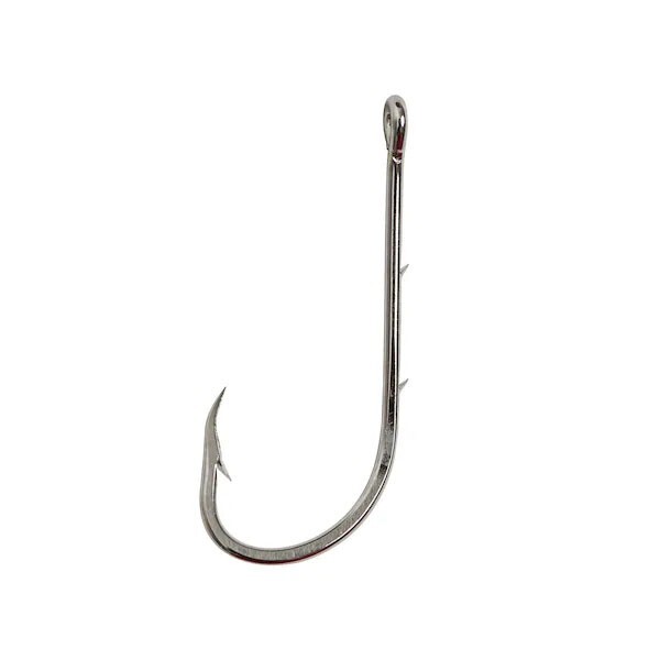 Mustad 92661-BR-2-50 Baitholder Sliced Shank Brown Hook