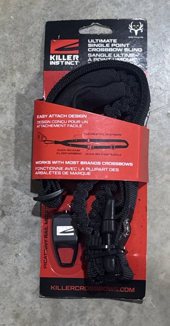 Killer Instinct Crossbow Ultimate Single Point Sling, Picatinny Rail Mount