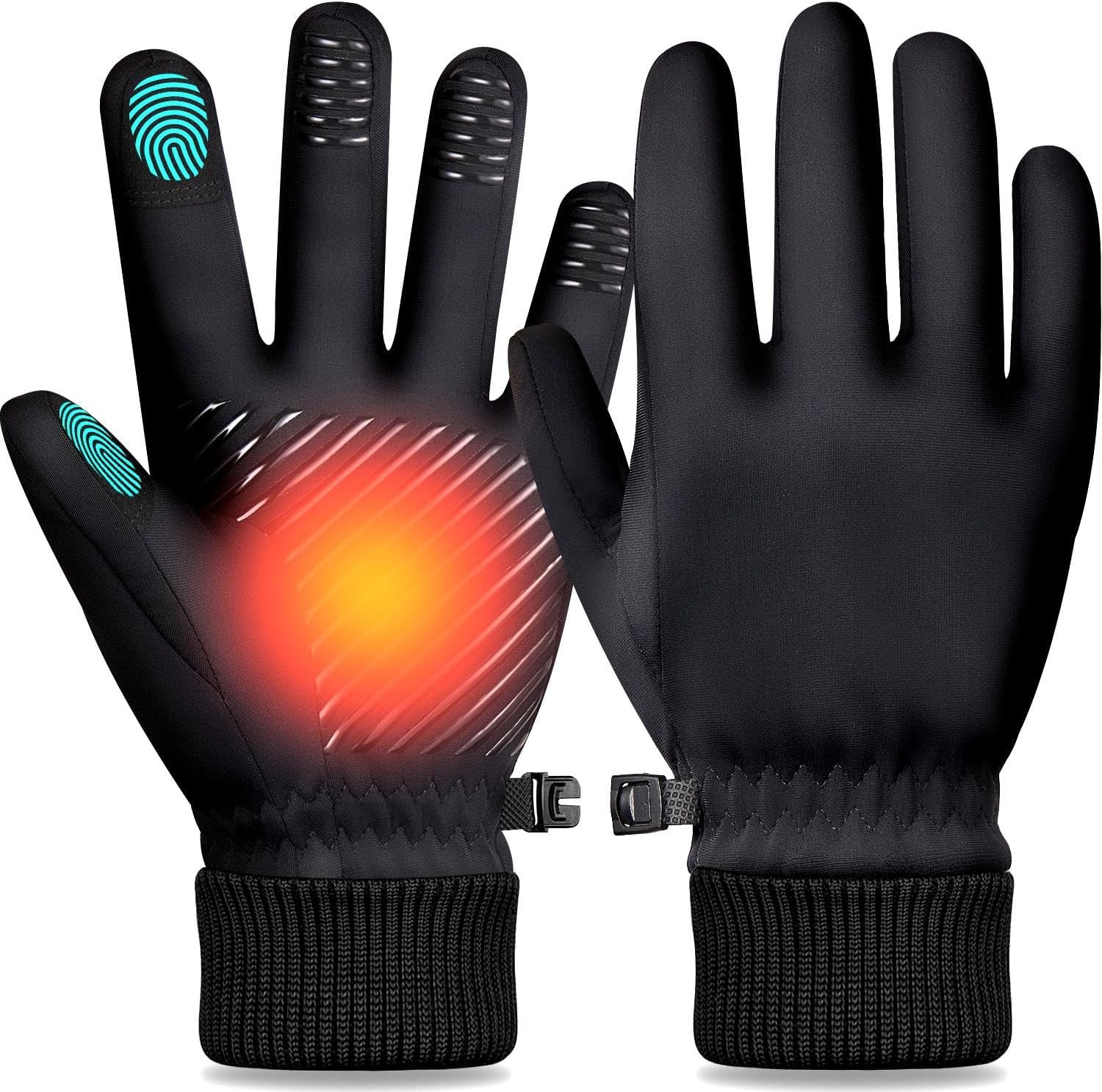 Winter Gloves for Women and Men: Water Resistant Thermal Gloves for Running, Hik
