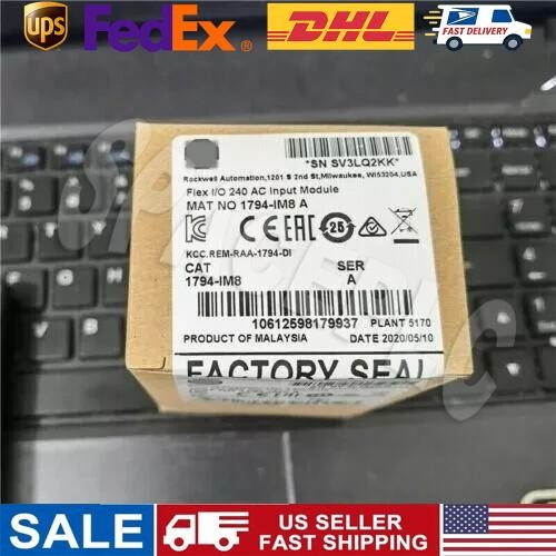 New Factory Sealed 1794-IM8 SER A Flex I/O Digital Input Module 1794IM8