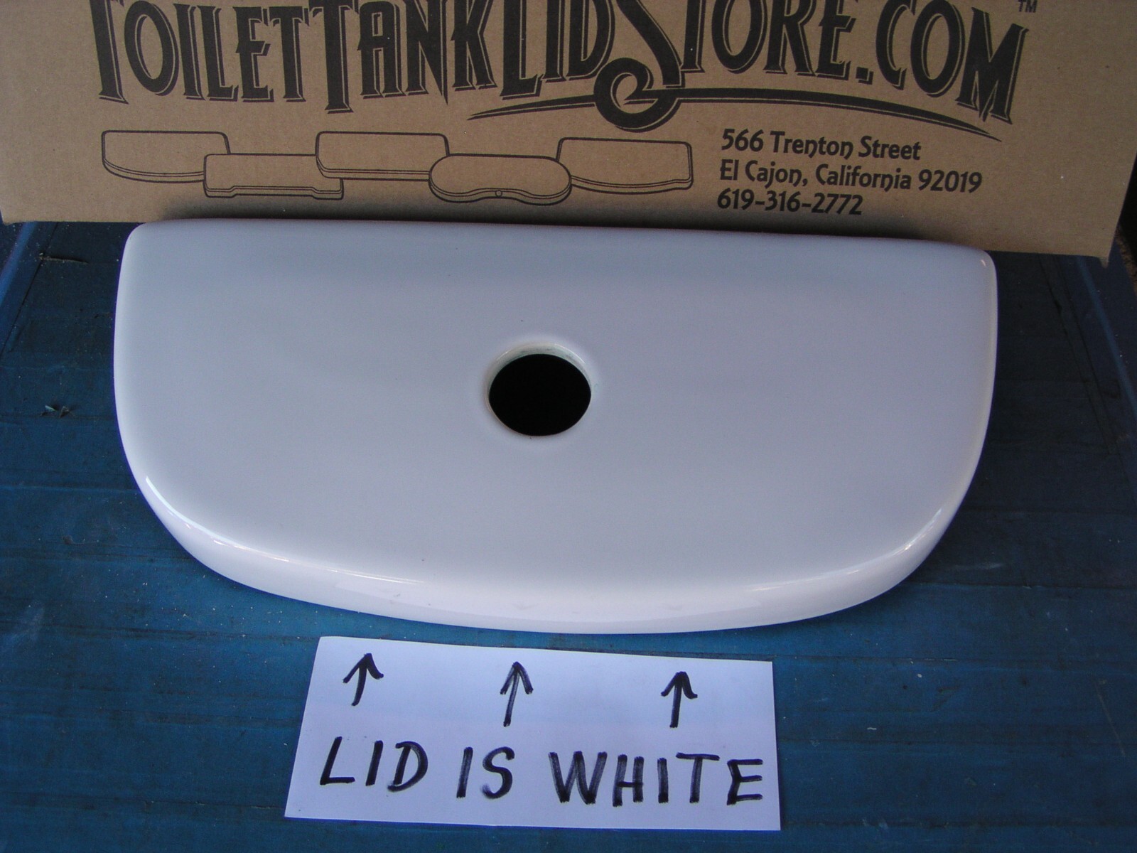 Glacier Bay N2316TL Toilet Tank Lid for 215-583 N2316 NO Button Included NEW 5B