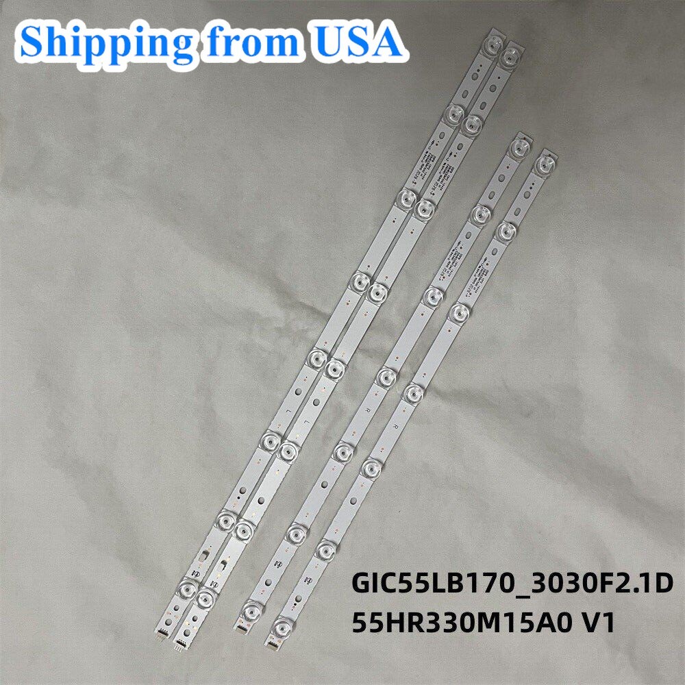 LED backlight strip(4) For TCL 55S431 55S435 55S433 55A830U 55F9 4C-LB5515-HR04J