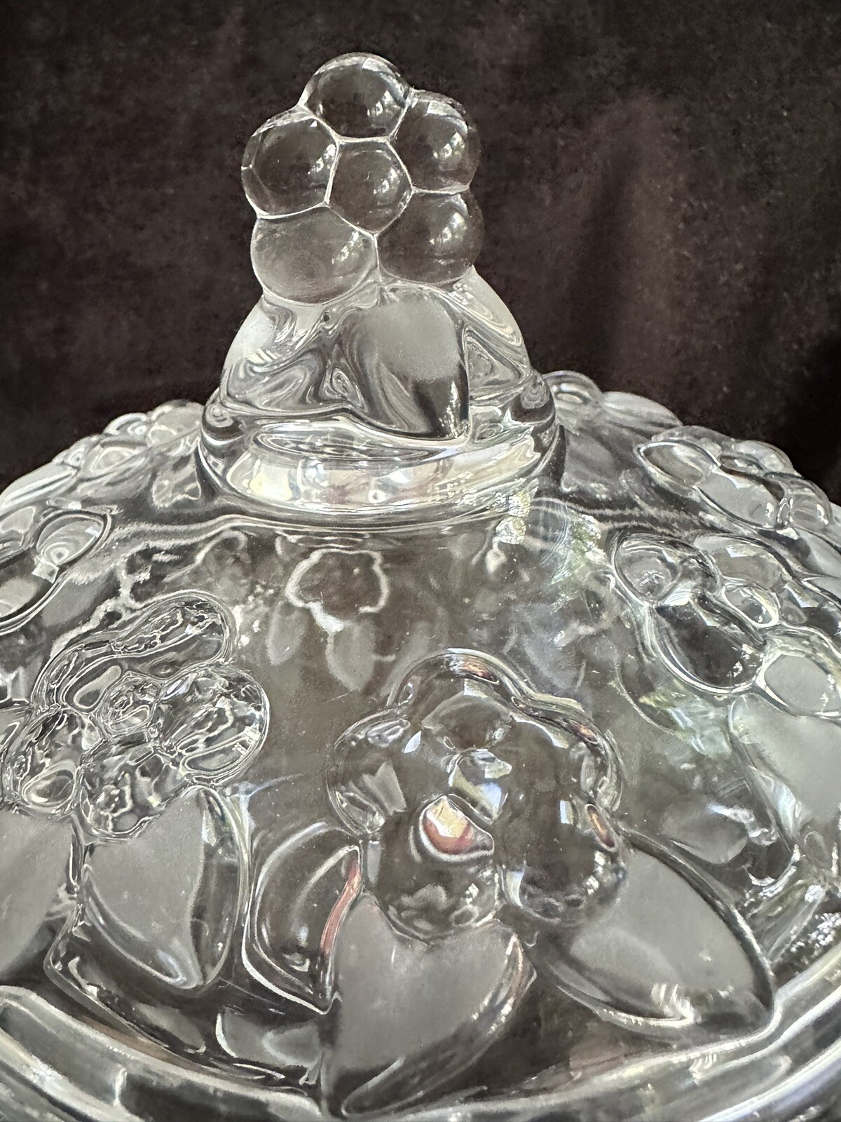 Vintage Wathlerglas Covered Compote