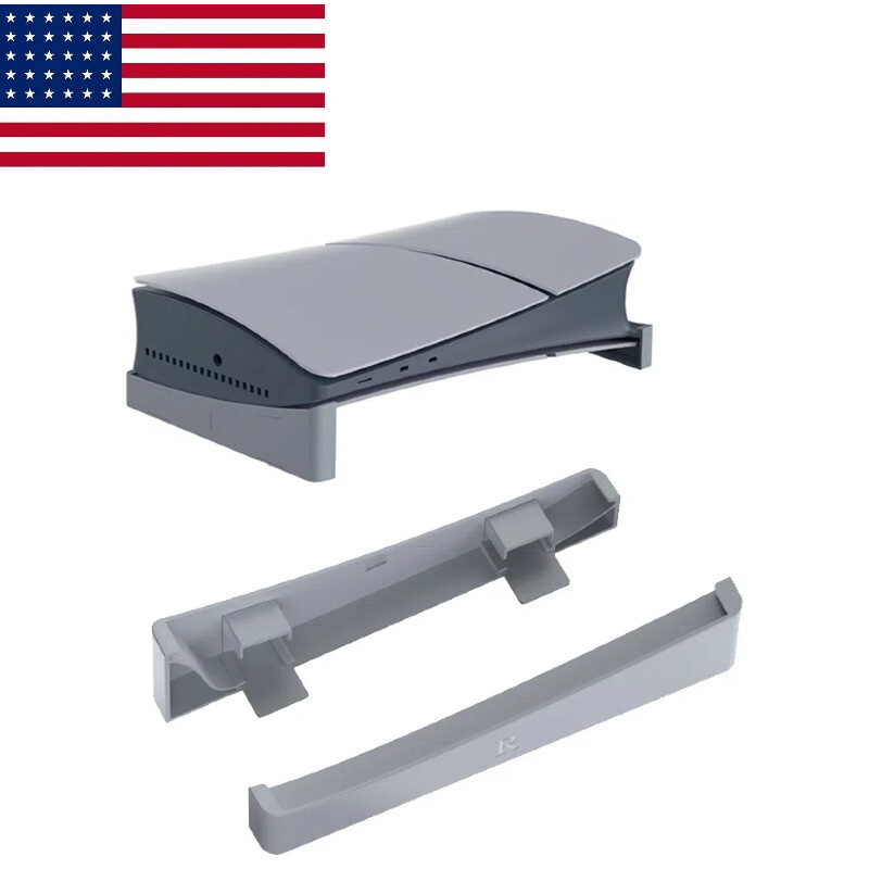 Disc Digital Horizontal Stand Placement Bracket For Sony PS5 Pro/Slim Console US
