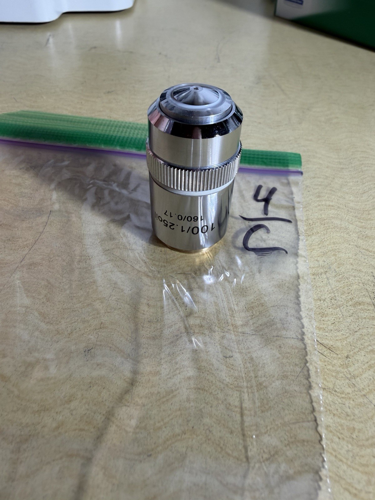 Motic 100x  Microscope Objective 100/1.25 Oil 160/0.17 from National
