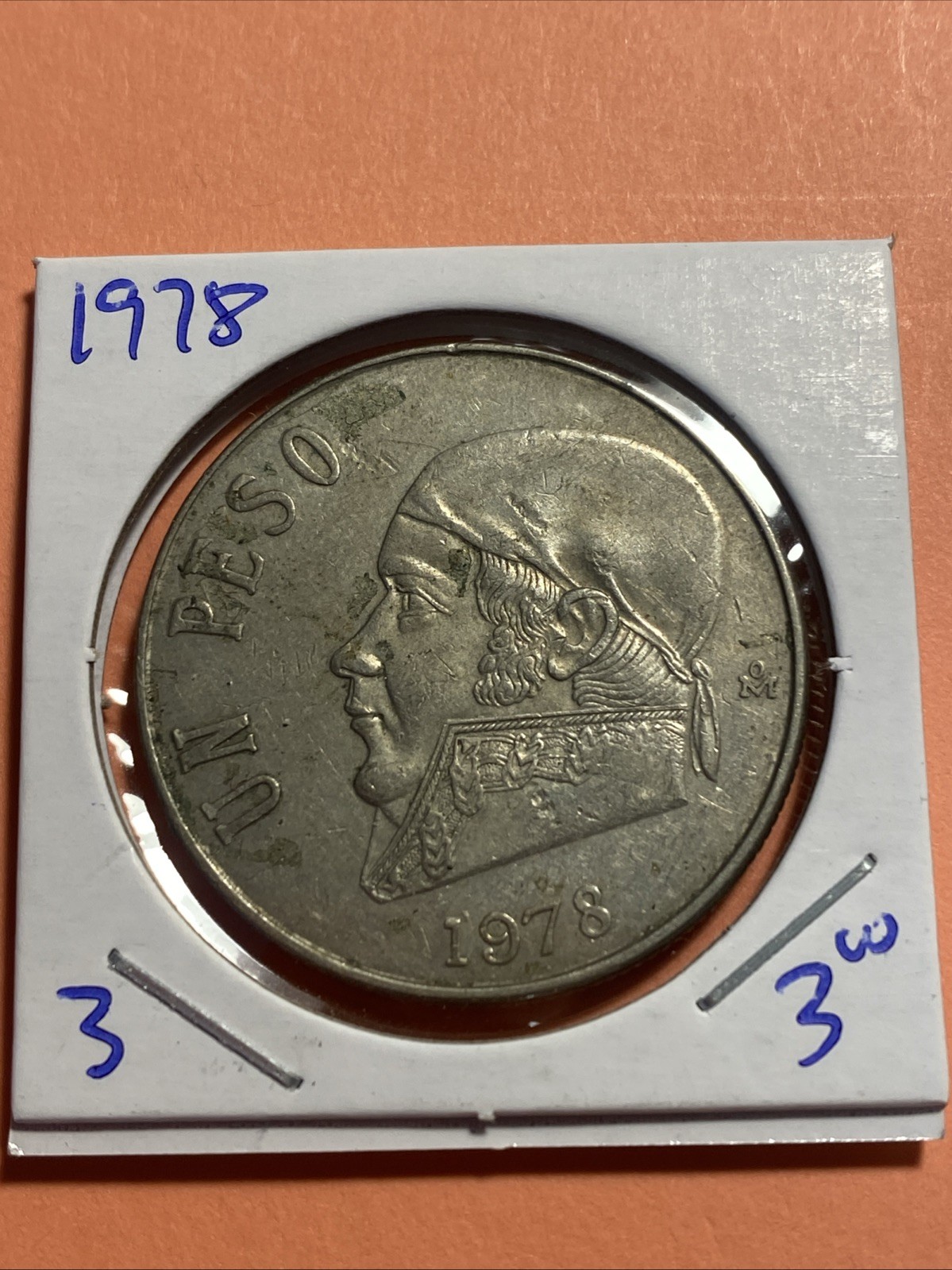 1978 Mexico Un Peso Free Shipping