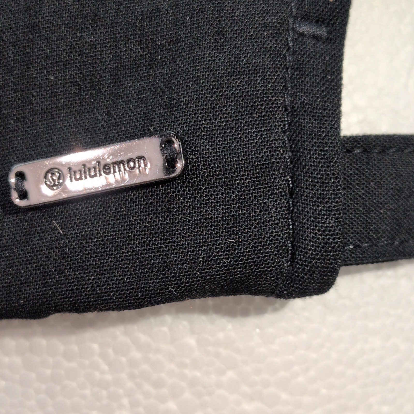 lululemon Black Baseball Hat Adjustable Polyester Nylon One Size