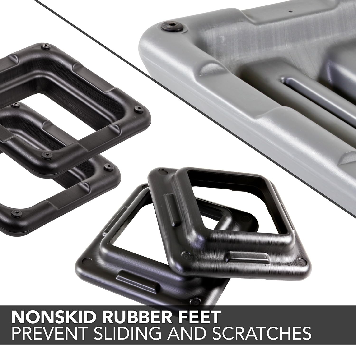 Durable Step Exercise Platform with 4 Height Options for Customizable Workouts