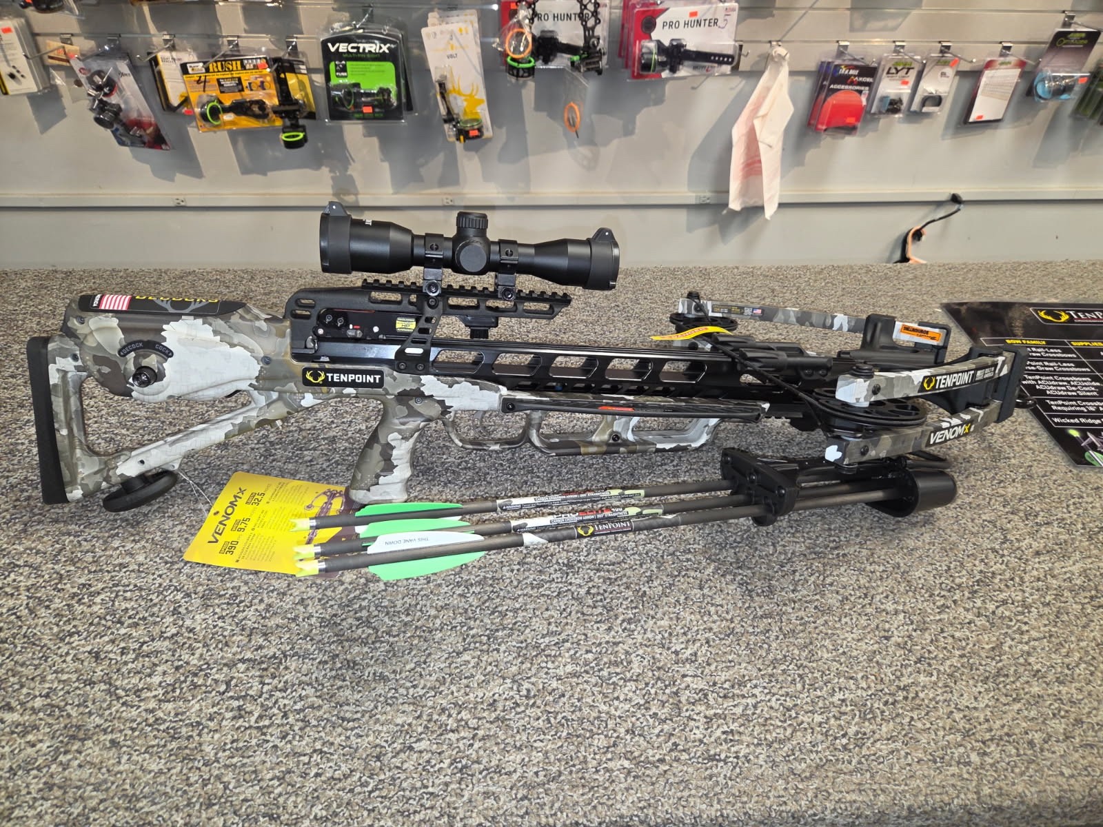 TenPoint Venom X ACUslide, Pro-View 400 Scope (Vektra) -FREE S/H