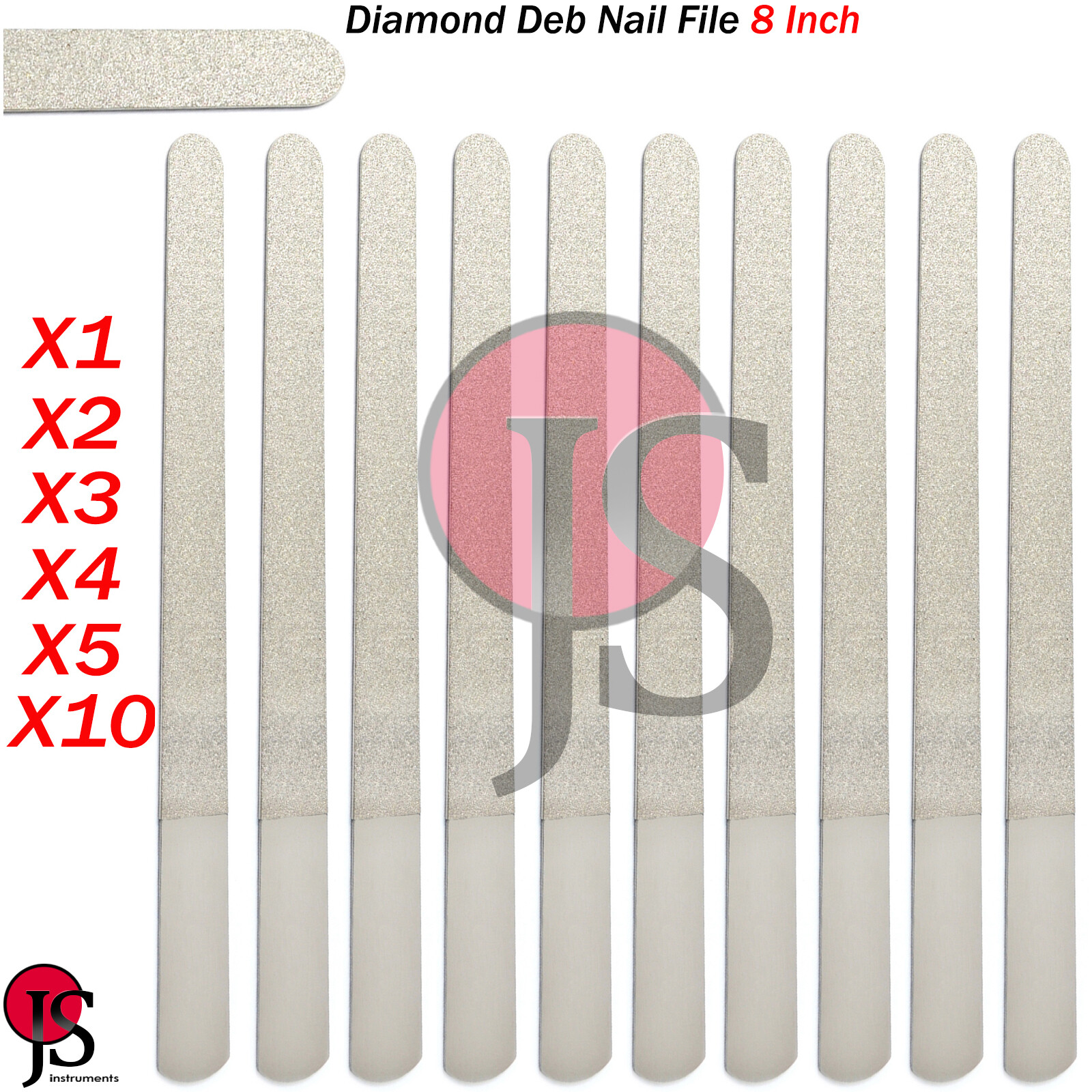 Professional Podiatry Manicure Nail File Diamond Deb Foot Dresser Files Pedicure