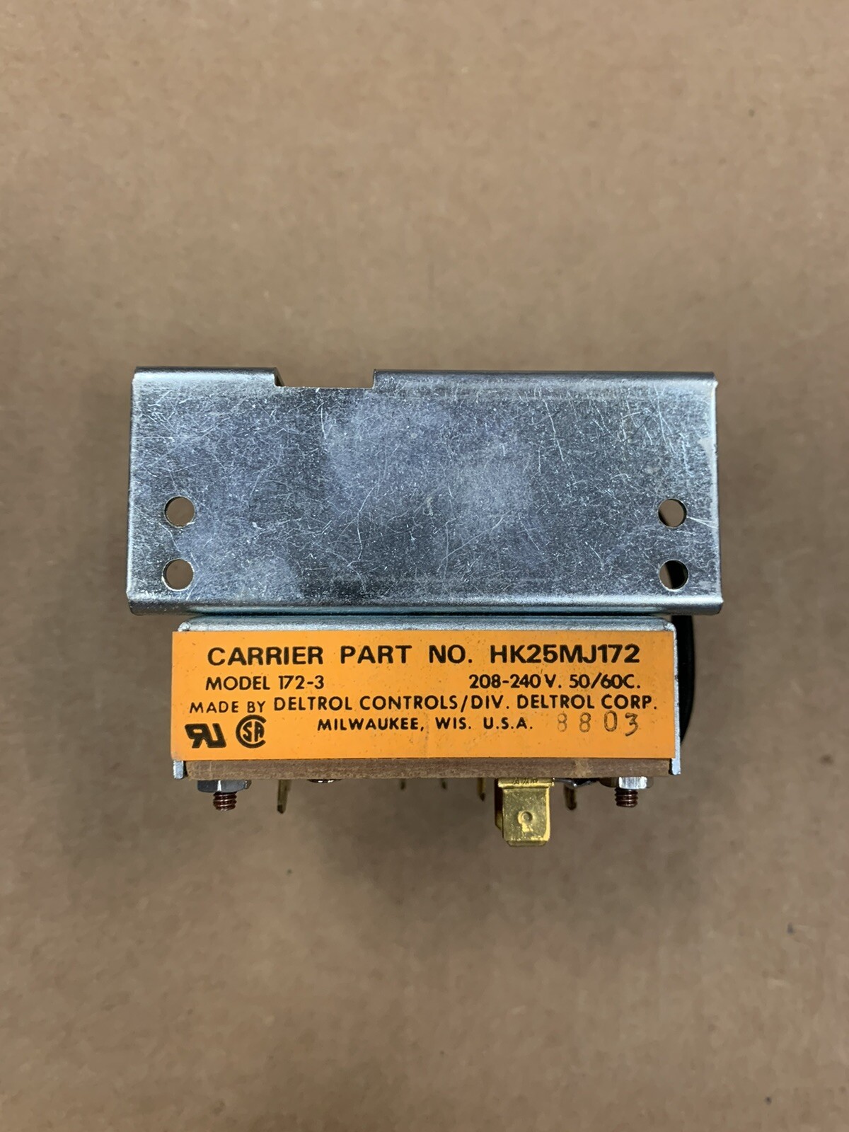 Carrier HK-25MJ-172 Singer Time Guard Timer Control HK25MJ172