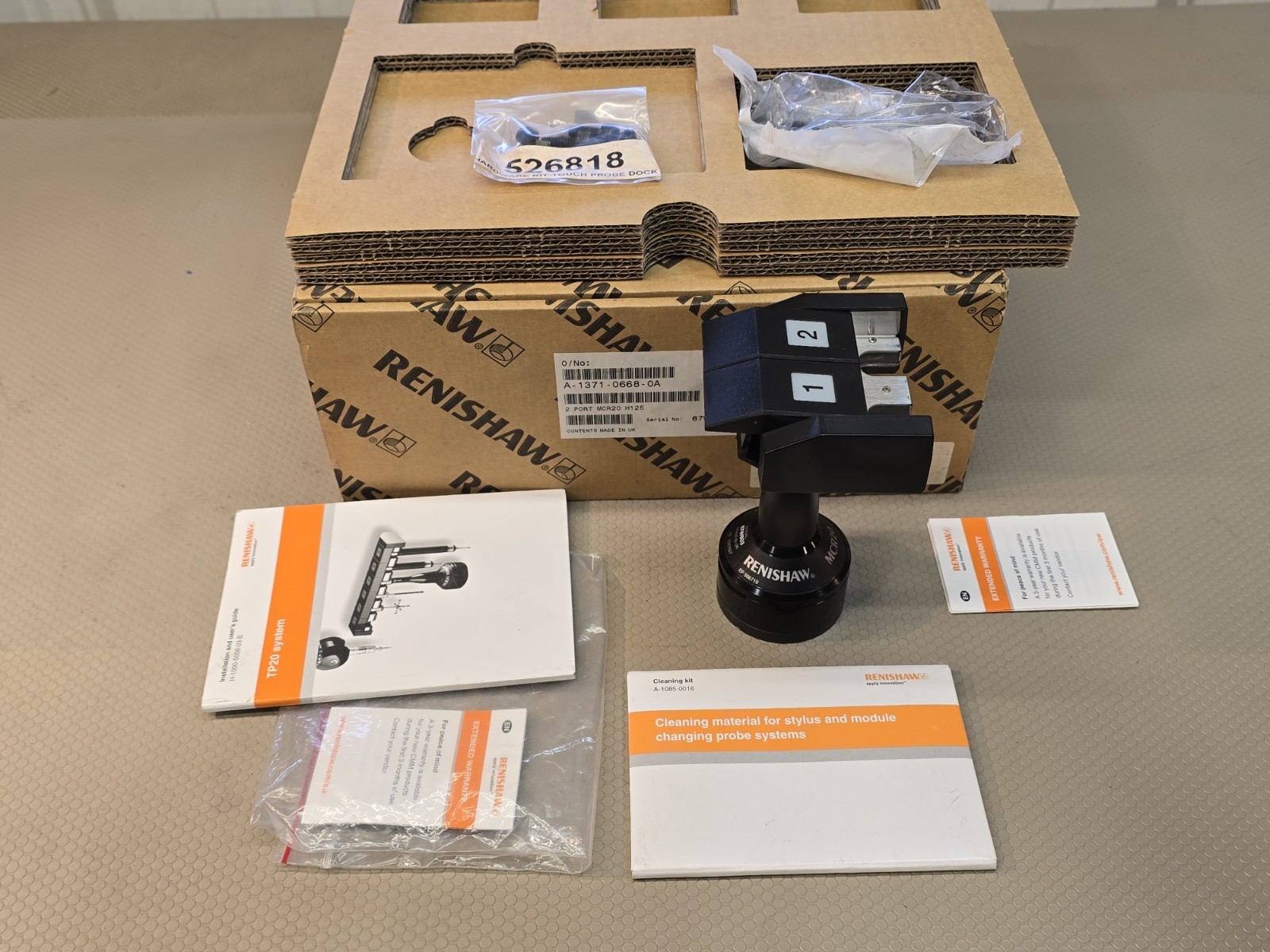 Renishaw OGP MCR20 CMM Video Measuring Machine Probe Module Change Rack + Extras